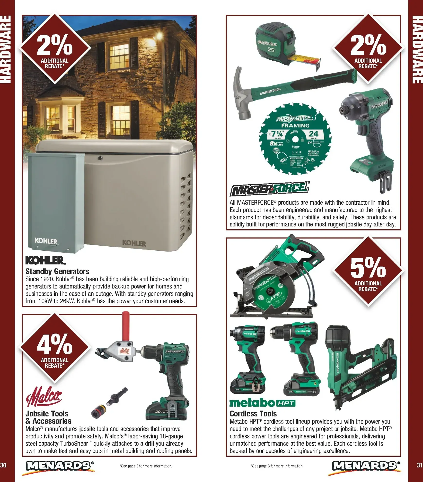 Weekly ad Current Menards - Contractor Card leaflet valid from Thursday 01/01/2026 to Thursday 12/31/2026 from January 1 to December 31 2026 - Page 16