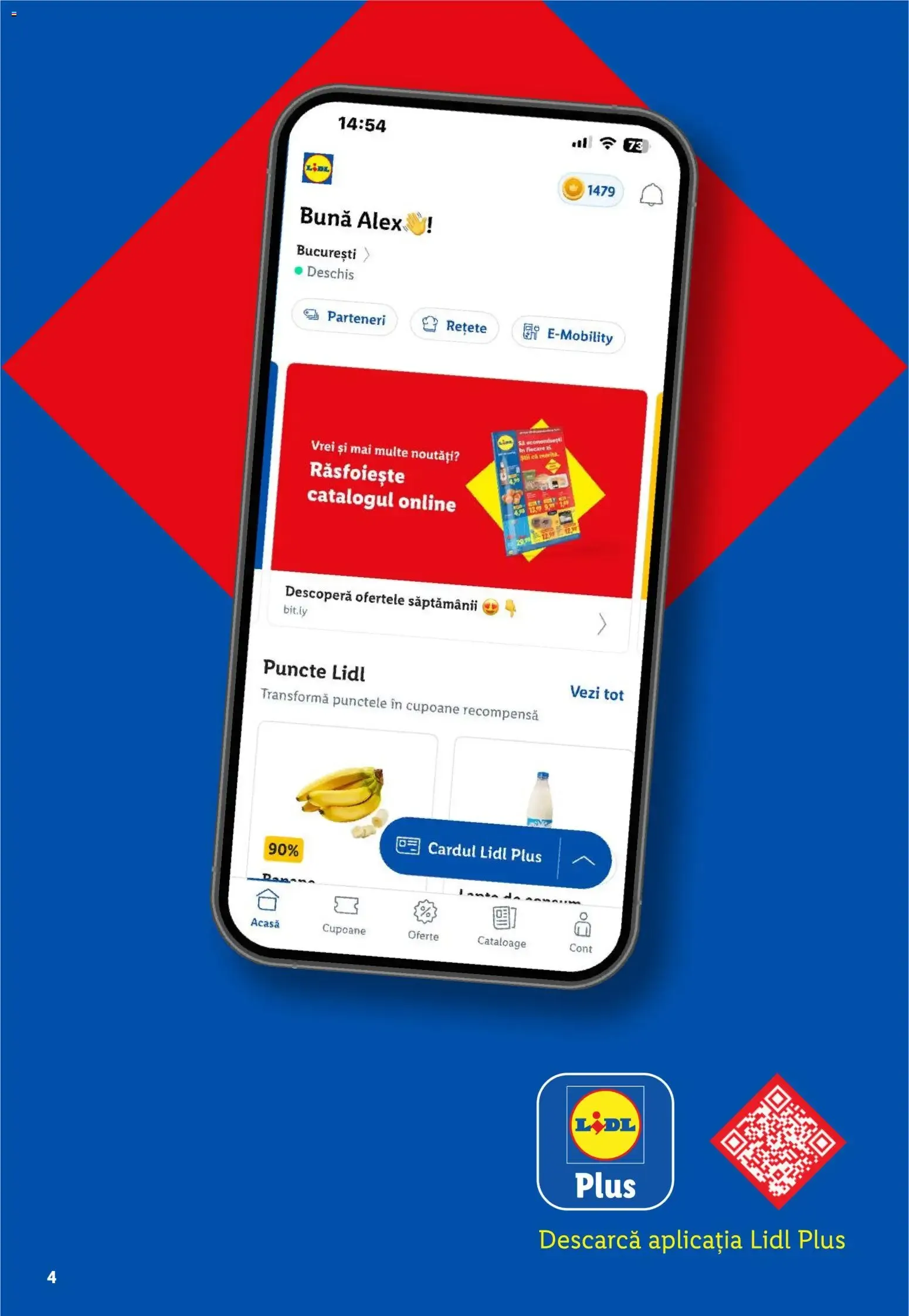 Catalog Economisește mai mult cu Lidl Plus - Descarcă aplicația Lidl Plus de la 5 mai până la 5 mai 2035 - Revista Pagina 4