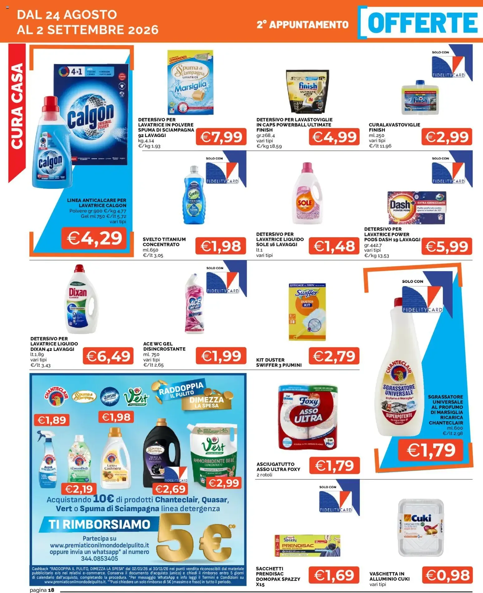 Mercatò volantino dal 24/08/2026 - online Offerte da 24 agosto a 2 settembre di 2026 - Pagina del volantino 18