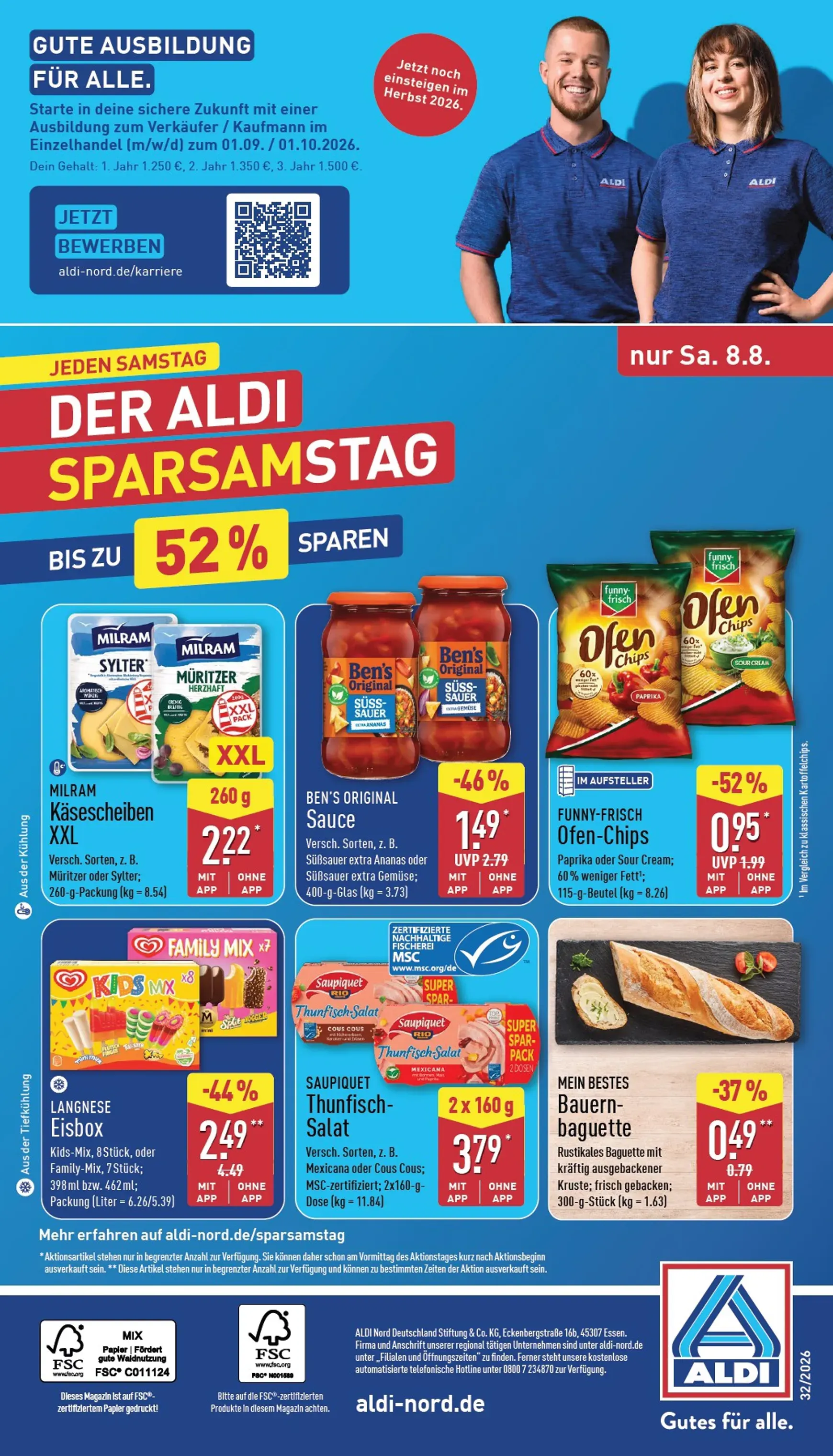 ALDI NORD Prospekt nächste Woche – von Montag 03.08.2026 bis Samstag 08.08.2026 von 3. August bis 8. August 2026 - Prospekt seite 32