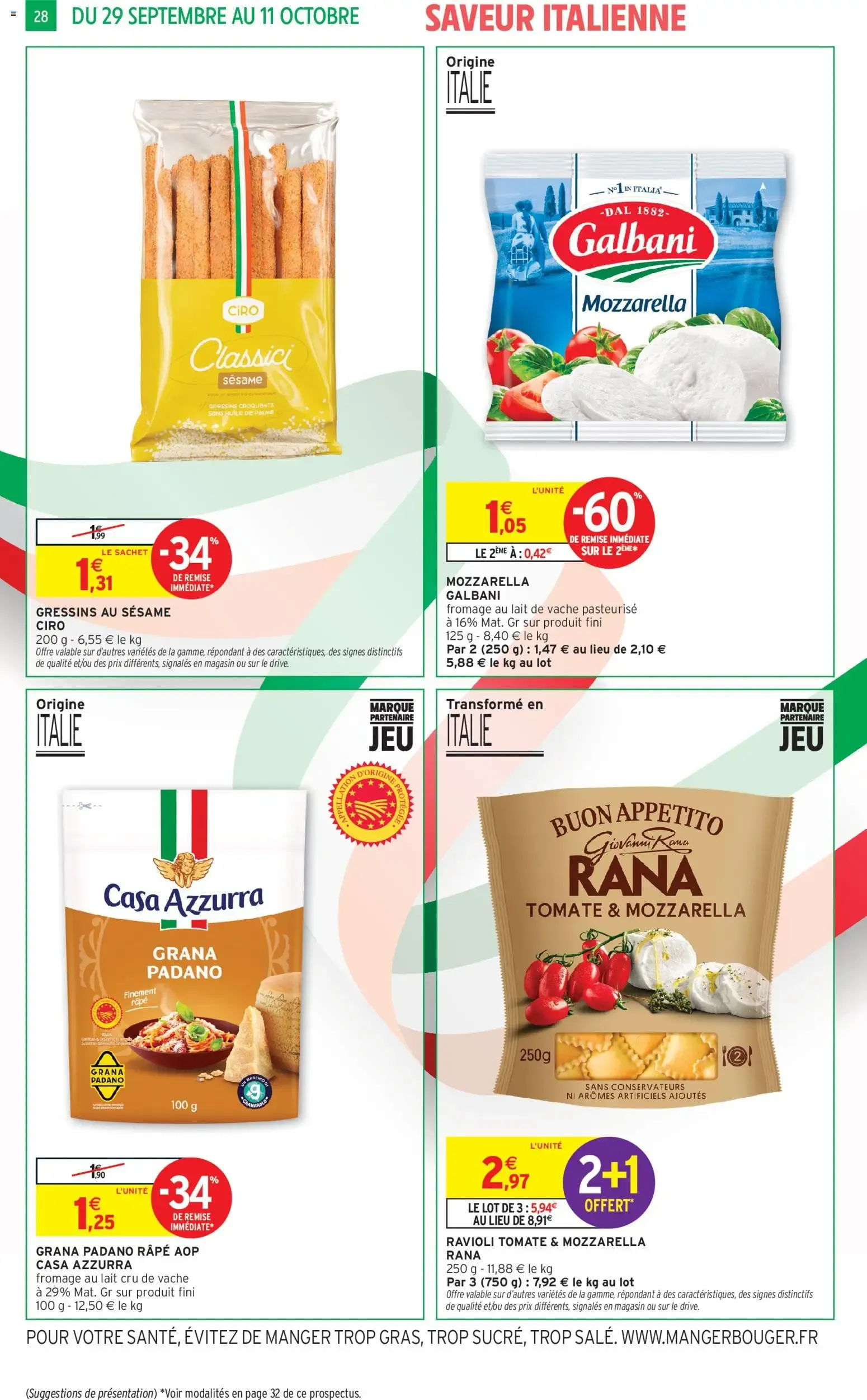 Intermarché - Anniversaire: 100% remboursés en bons d'achat du 29 septembre au 11 octobre 2026 - Catalogue page 20