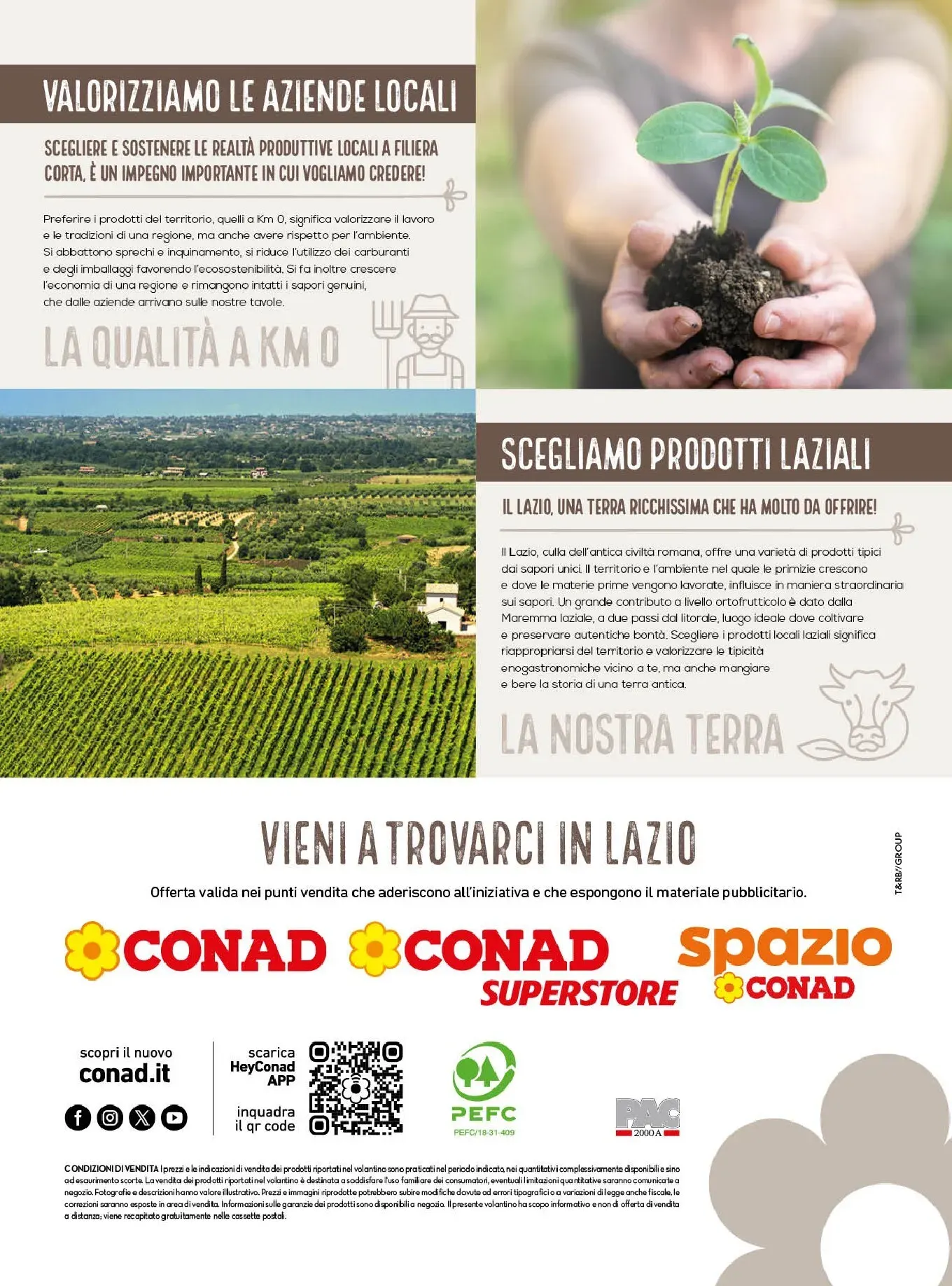 Gli Speciali Conad: Un Mese in Lazio a Tavola da 30 settembre a 31 ottobre di 2026 - Pagina del volantino 12