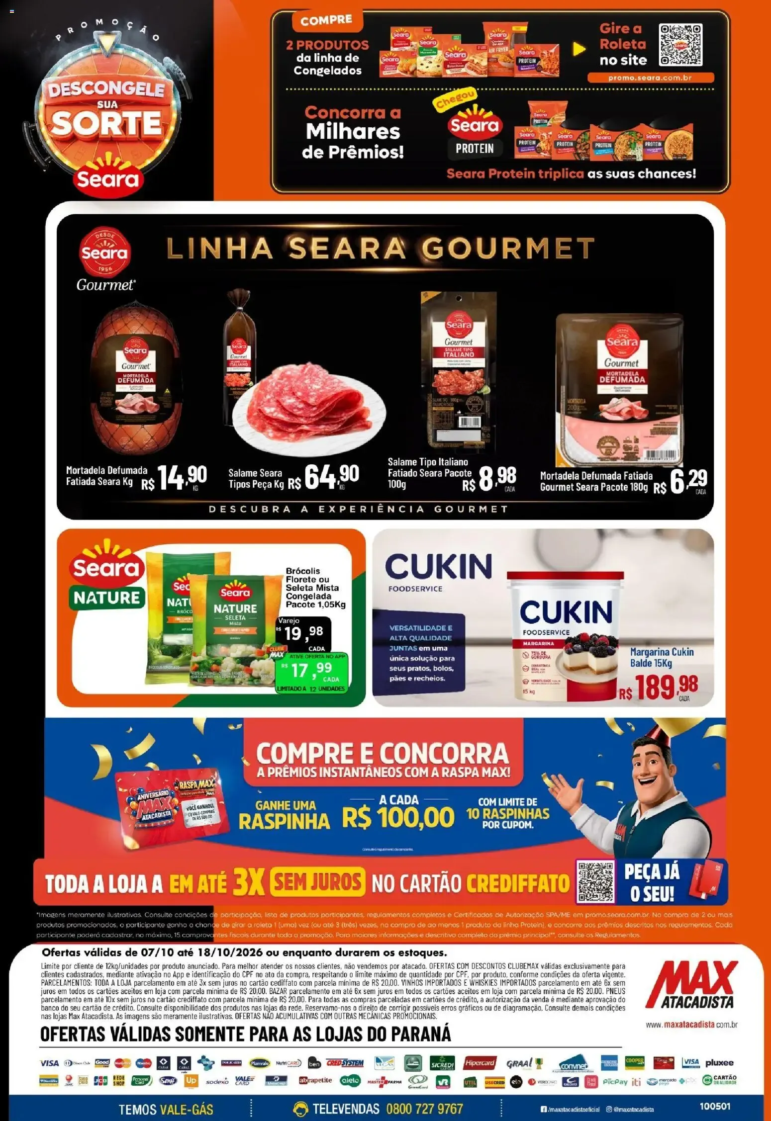 Encarte de Max Atacadista ofertas Seara de 07/10/2026 | Promoções Online 7 de outubro até 18 de outubro 2026 - Pagina 2