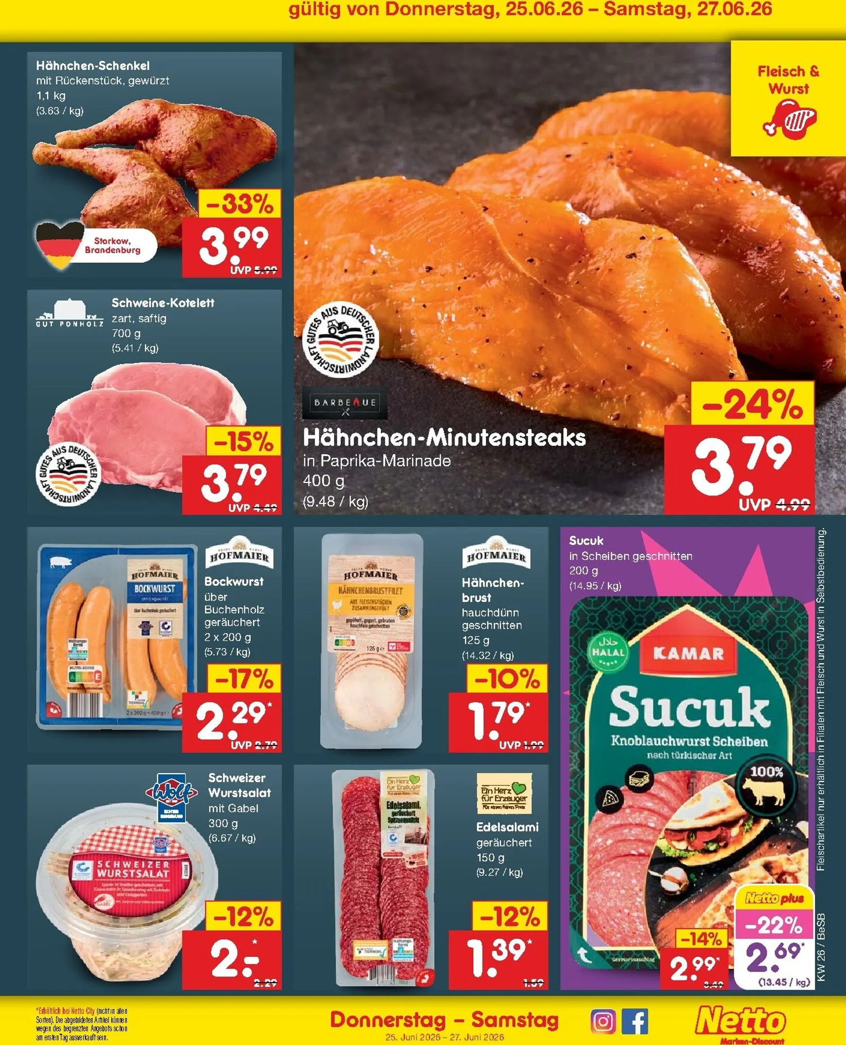 Netto Marken Discount Prospekt – von Montag 22.06.2026 bis Samstag 27.06.2026 von 22. Juni bis 27. Juni 2026 - Prospekt seite 50