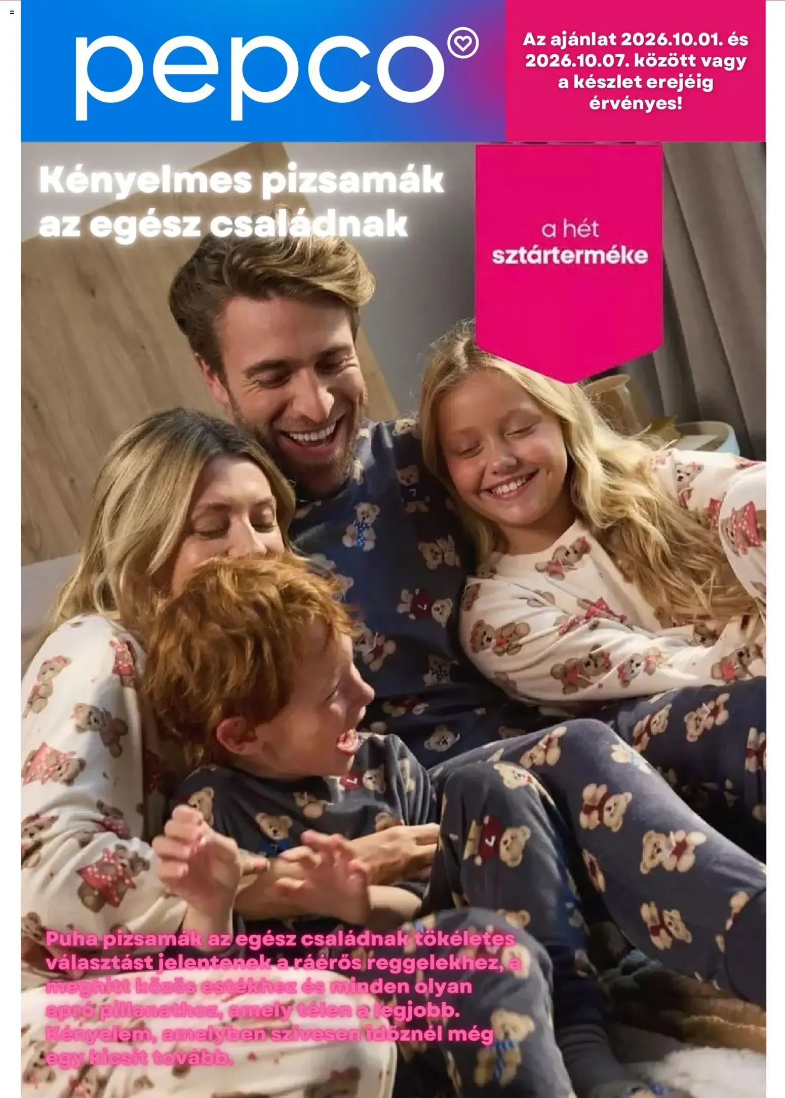 Katalógus Pepco akciós újság - 2026.10.01. -tól/töl > akció, lapozható szórólap 🛍️ október 1.-tól október 7.-ig 2026. - Oldal 1