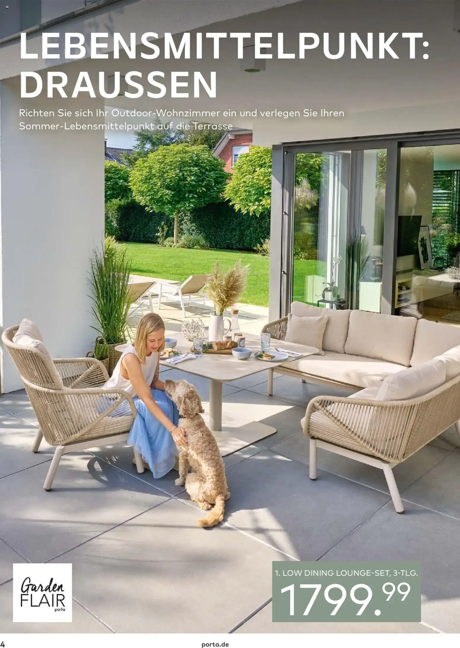 Porta! Gartenmöbel Katalog (ab 01.03.2026) zum Blättern von 1. März bis 31. August 2026 - Prospekt seite 4