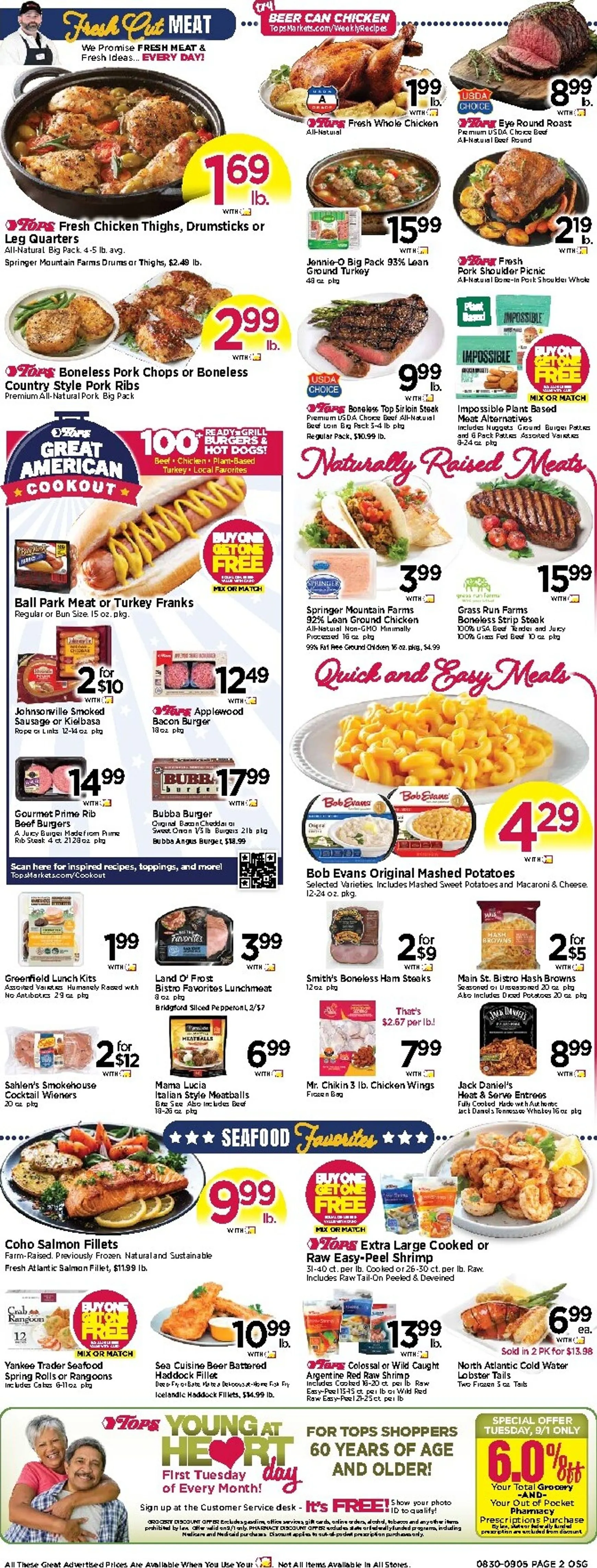 Weekly ad Current Tops Markets leaflet valid from Sunday 08/30/2026 to Saturday 09/05/2026 from August 30 to September 5 2026 - Page 4