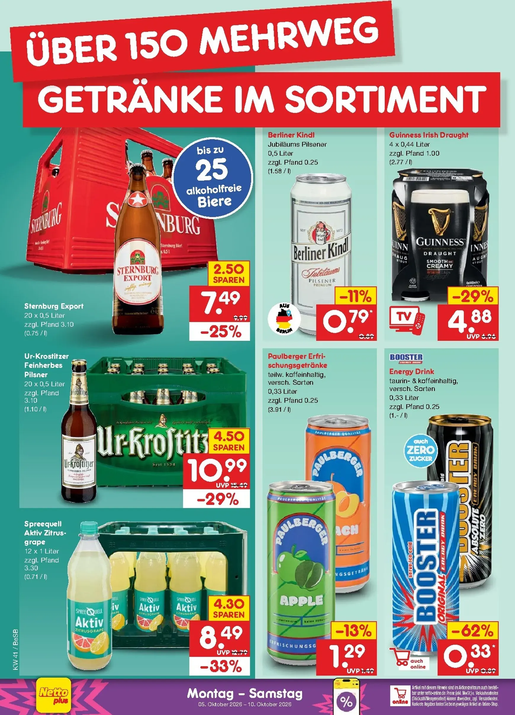 Netto Marken Discount Prospekt – von Montag 05.10.2026 bis Samstag 10.10.2026 von 5. Oktober bis 10. Oktober 2026 - Prospekt seite 29