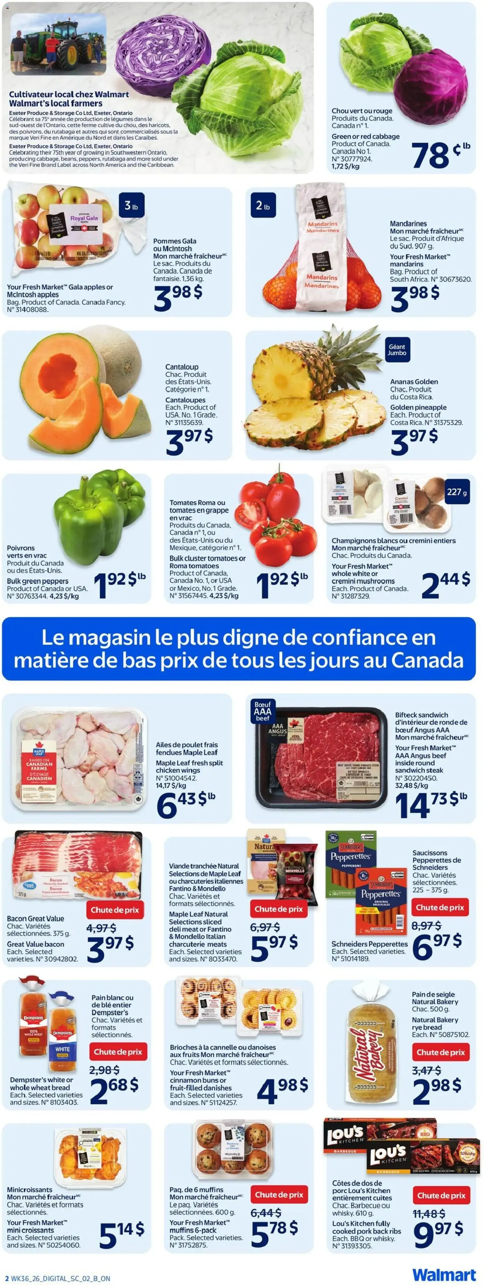 Festin de l'Action de grâce aux mêmes prix que ceux de l'an dernier from October 1 to October 7 2026 - flyer page 11