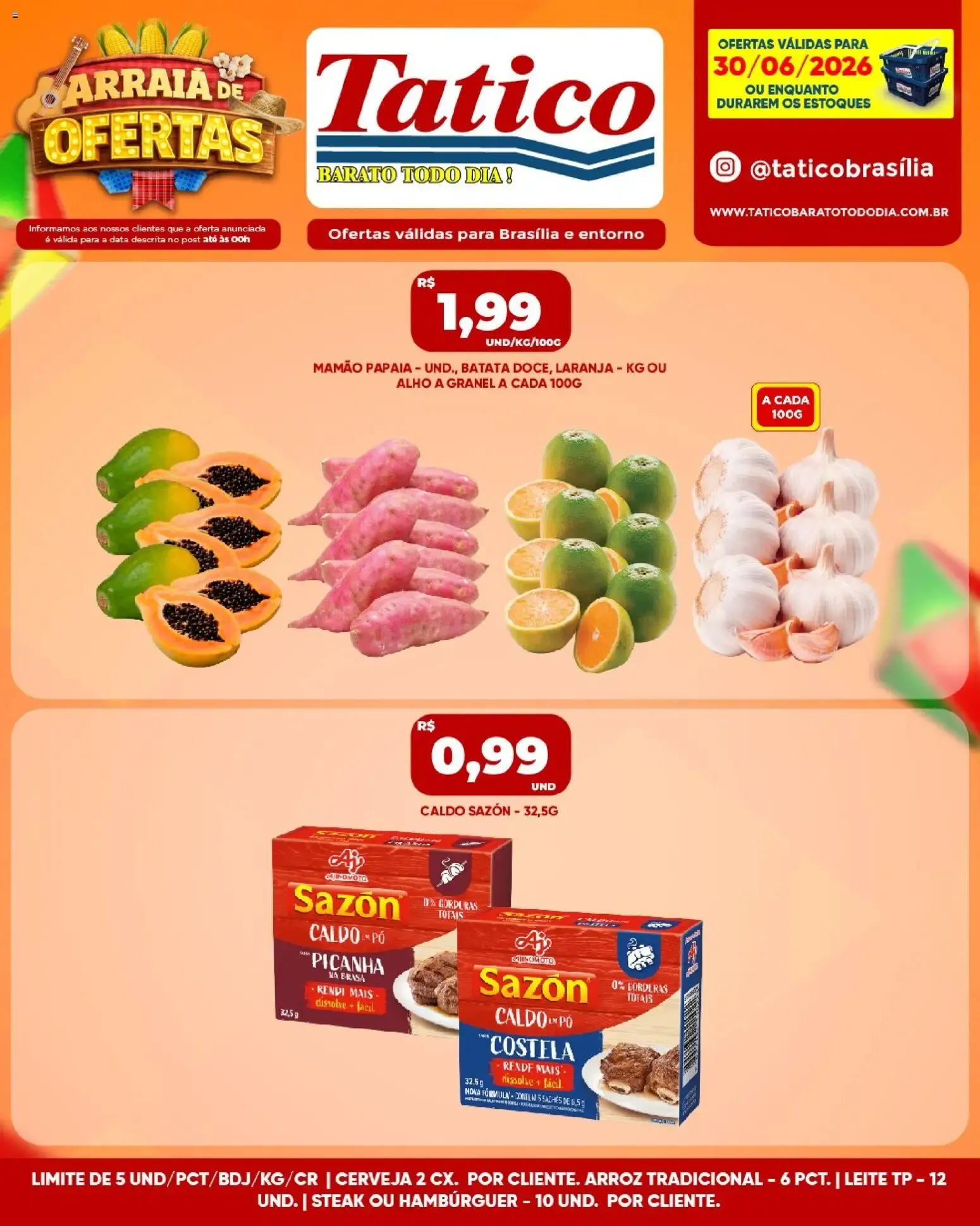 Encarte de Tatico ofertas do Dia de 30/06/2026 | Promoções Online 30 de junho até 30 de junho 2026 - Pagina 1