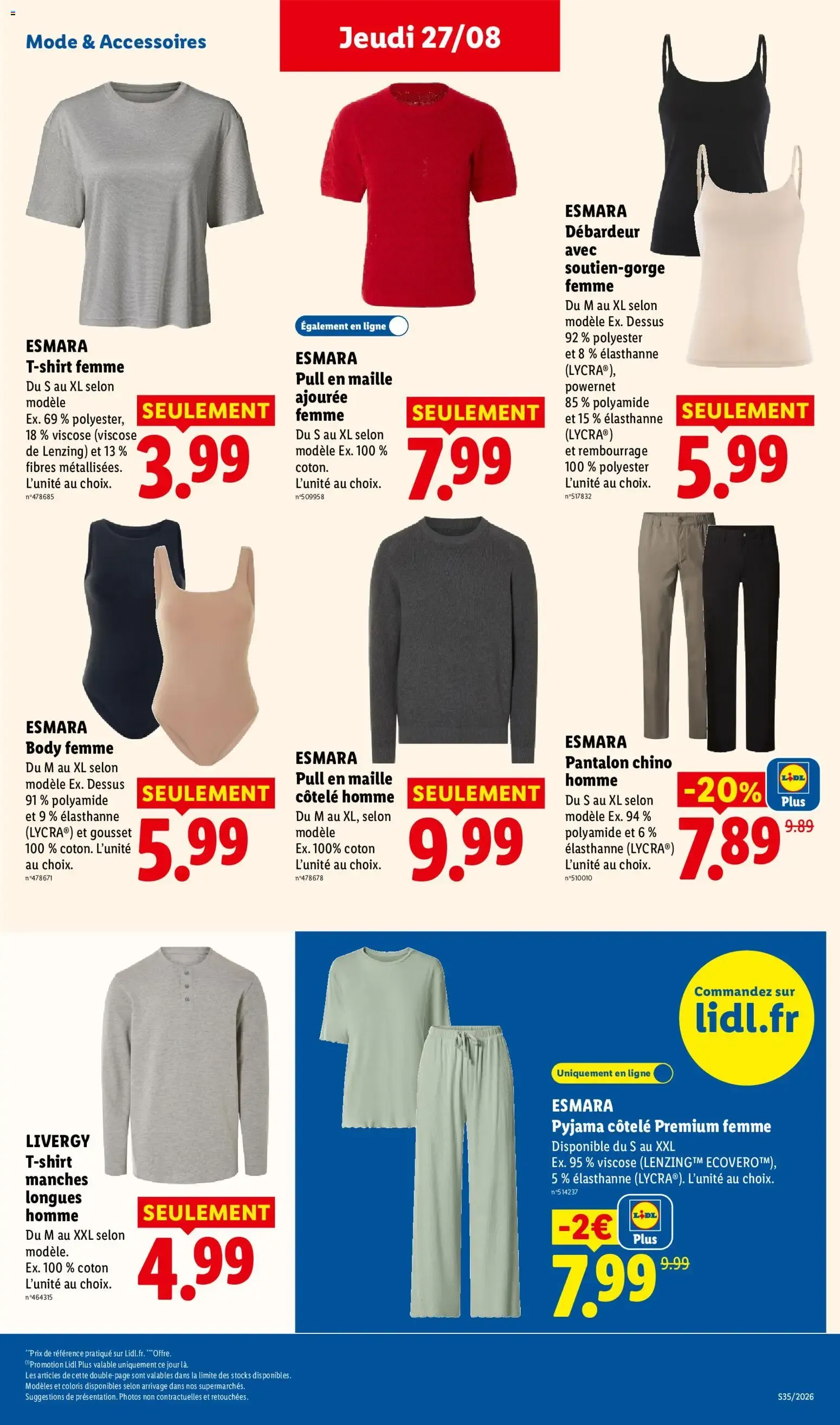 LIDL La rentrée des économies du 27 août au 2 septembre 2026 - Catalogue page 43