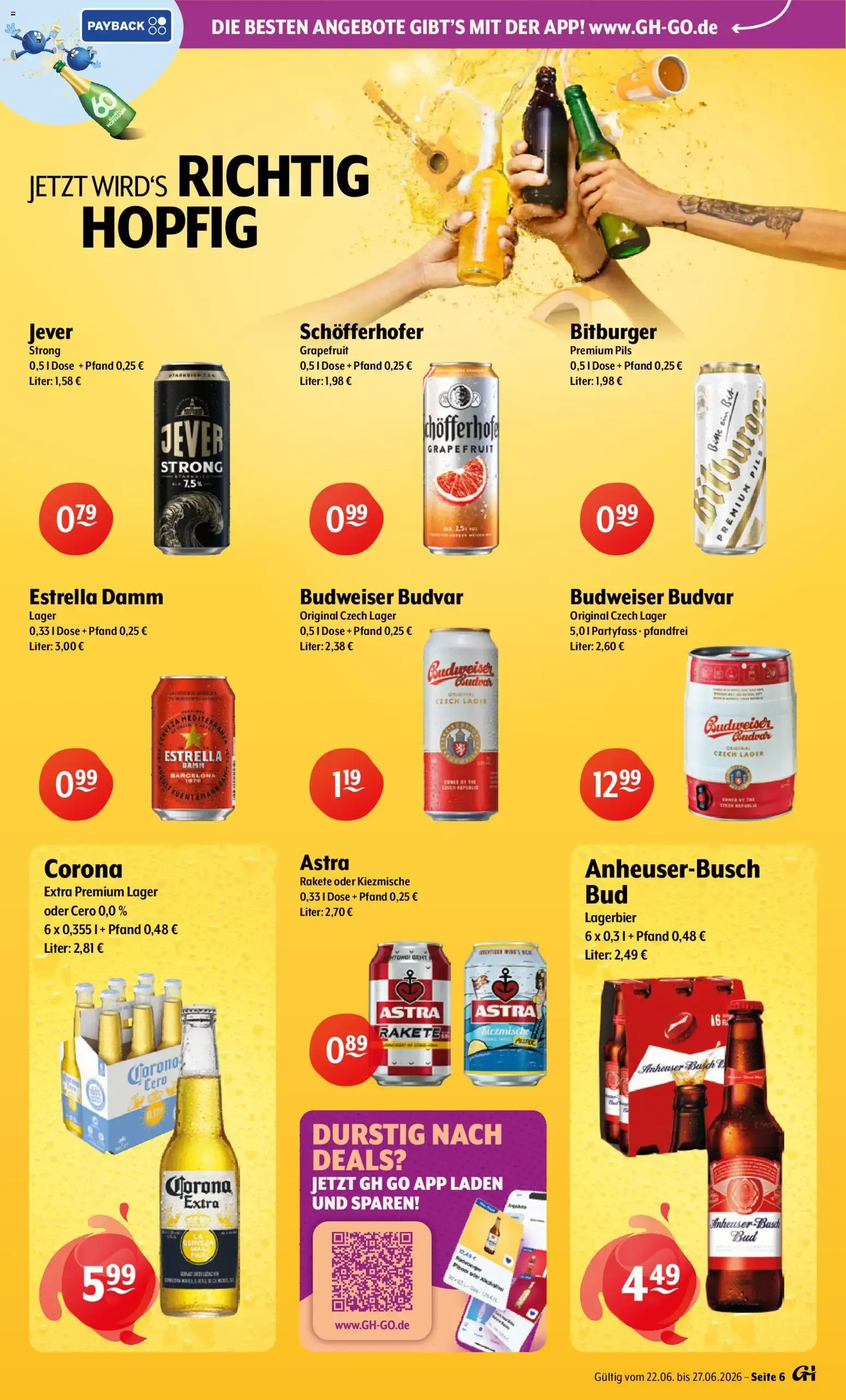 Getränke Hoffmann - Jubiläumsdeals von 22. Juni bis 27. Juni 2026 - Prospekt seite 6
