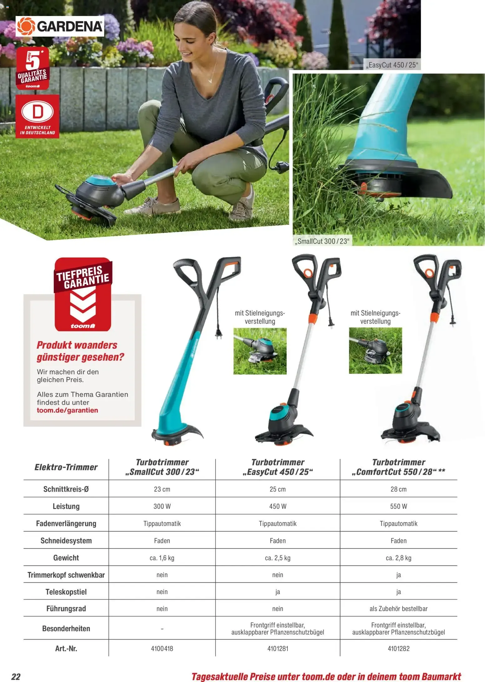Toom Baumarkt Gartenpflege & Teich 2026 (ab 20.02.2026) zum Blättern von 20. Februar bis 30. Juni 2026 - Prospekt seite 22