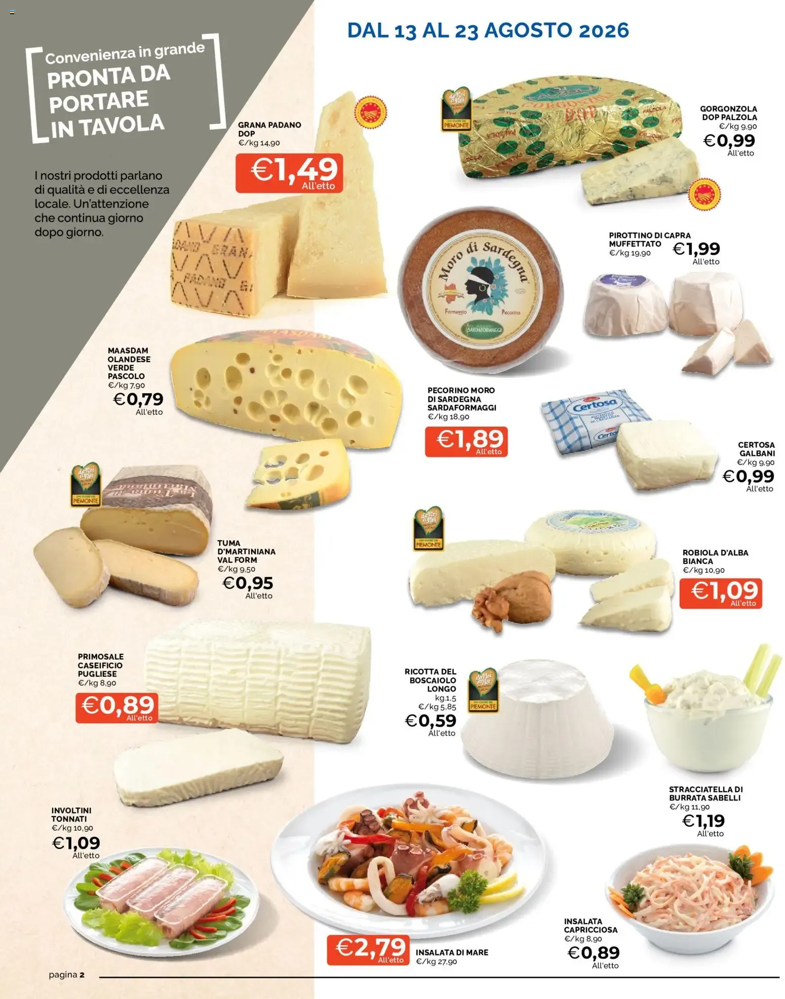 Mercatò volantino dal 13/08/2026 - online Offerte da 13 agosto a 23 agosto di 2026 - Pagina del volantino 2
