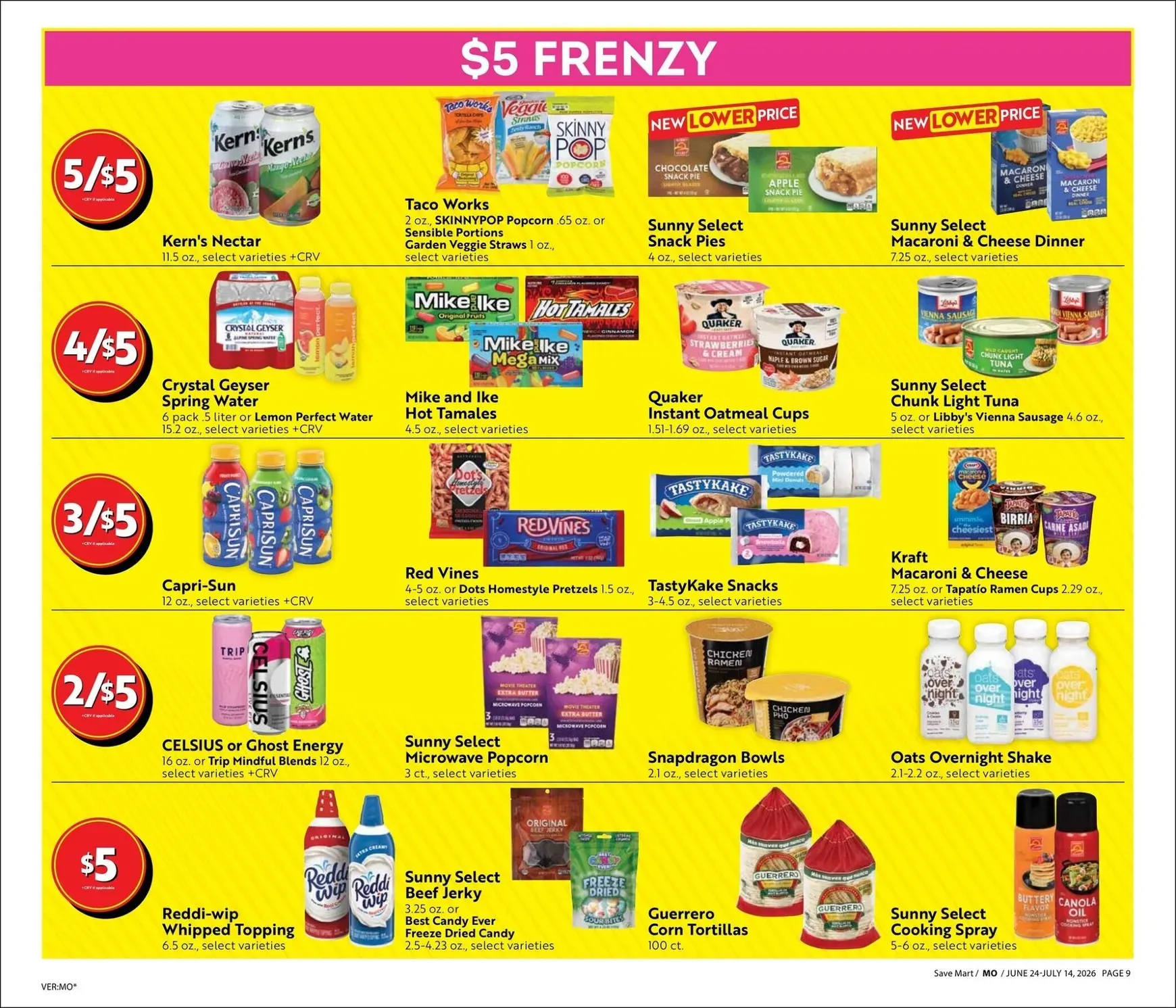 Weekly ad Current Save Mart - Steals & Deals leaflet valid from Wednesday 06/24/2026 to Tuesday 07/14/2026 from June 24 to July 14 2026 - Page 9