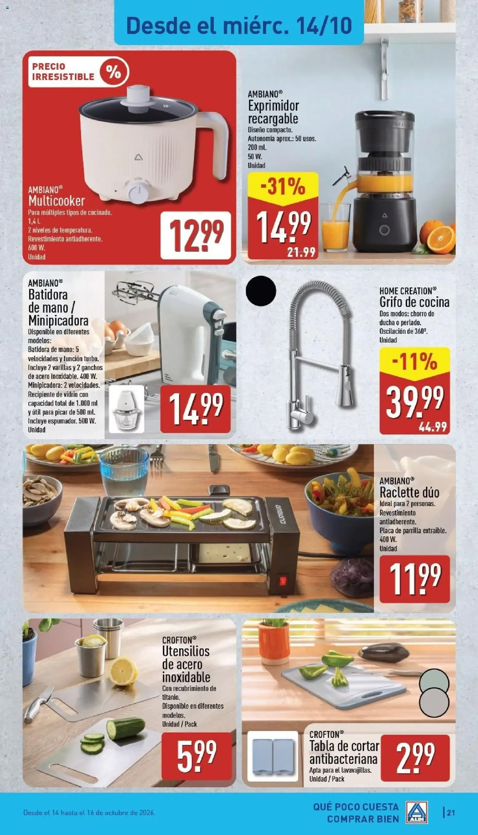 Catálogo de Ofertas de Aldi 12 de octubre al 18 de octubre 2026 - Página 21