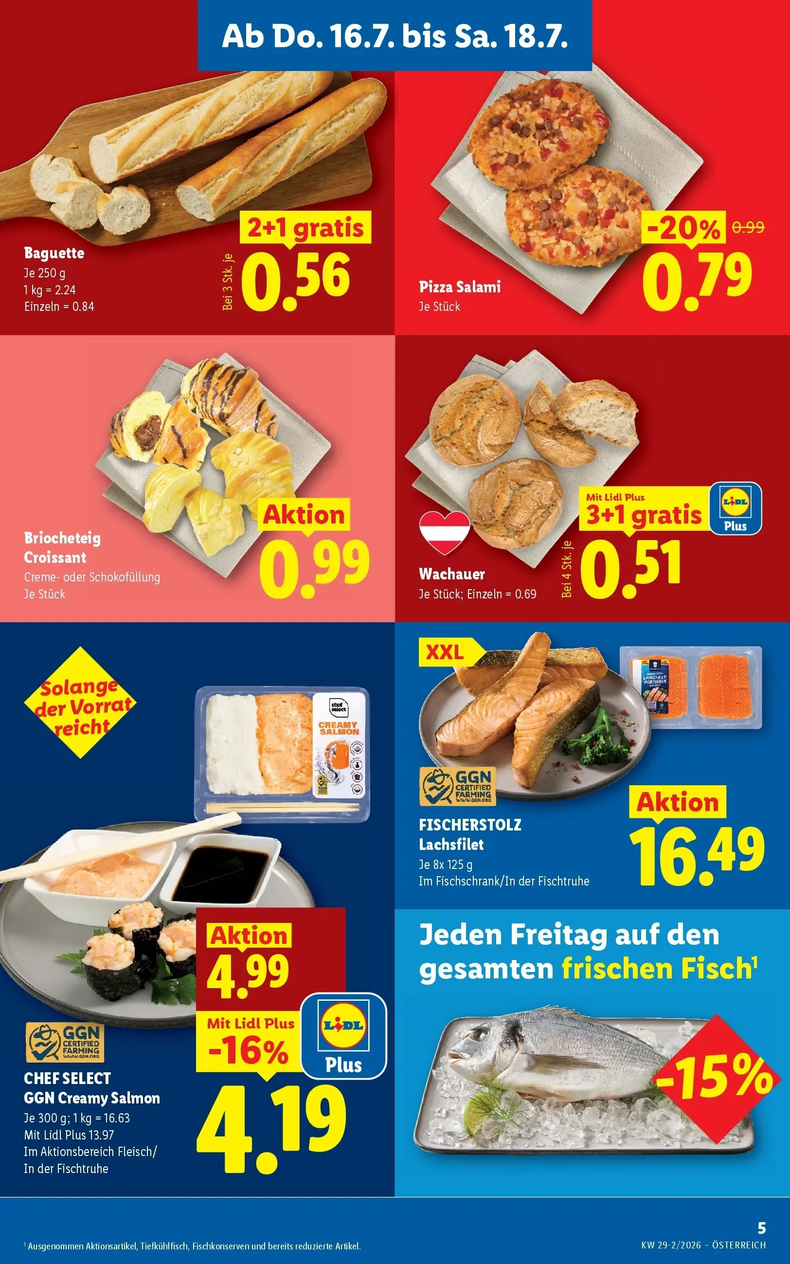 Lidl - Lidl ab 15.07.2026 - Angebote ab donnerstag von 16. Juli bis 18. Juli 2026 - Flugblätt seite 7