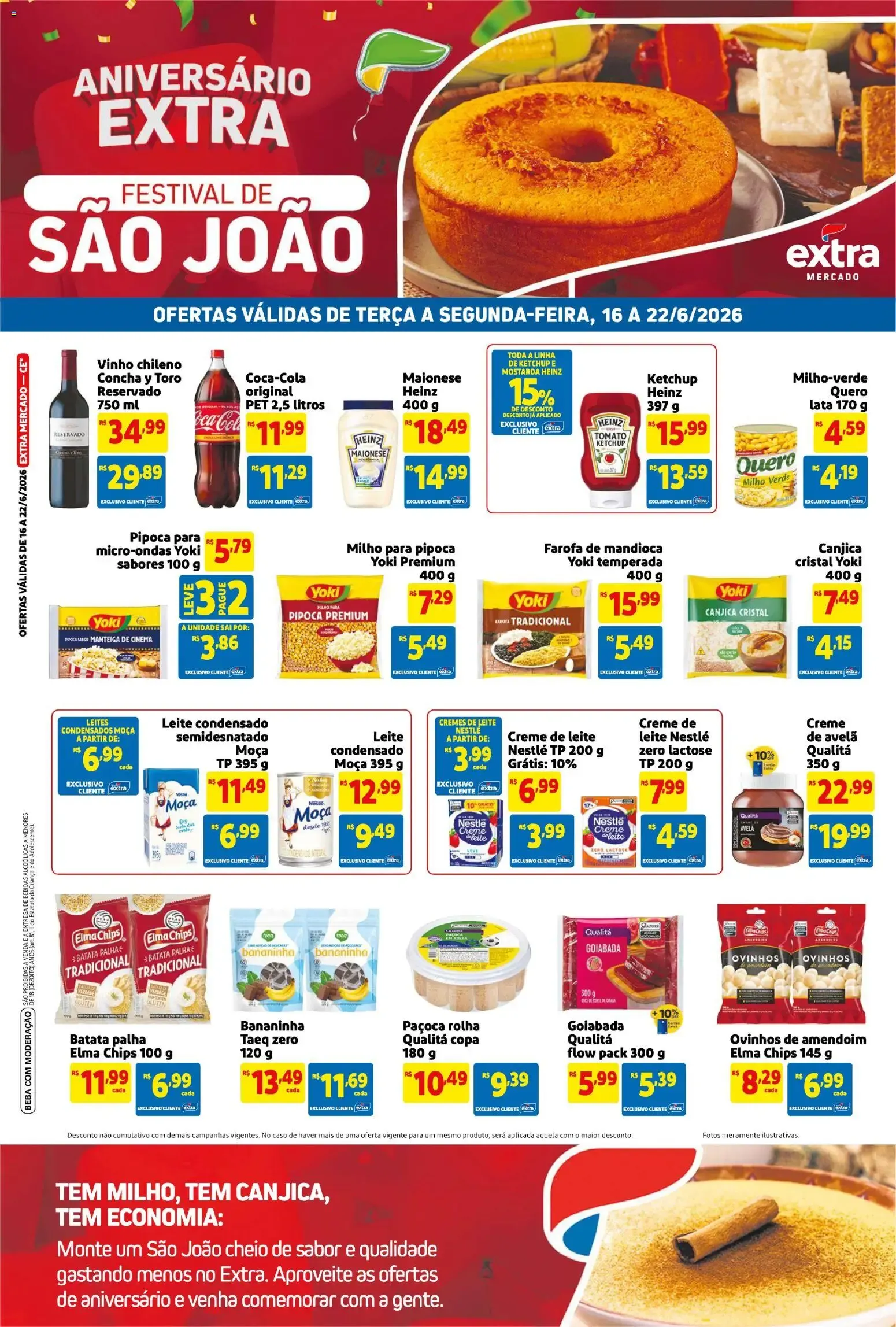 Encarte de Folheto Extra ofertas de Mercado Semanal de 16/06/2026 | Promoção 16 de junho até 22 de junho 2026 - Pagina 3