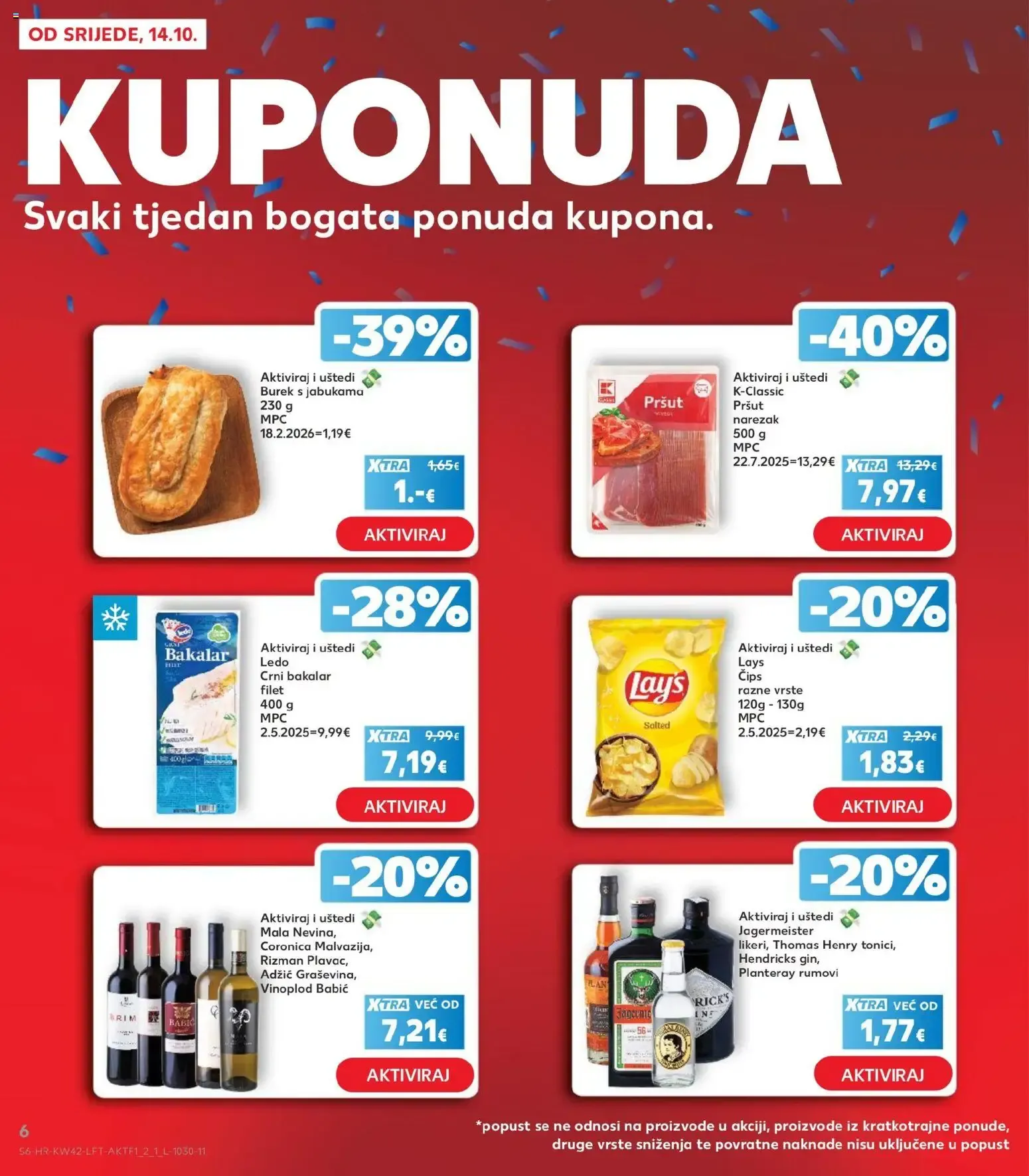 Katalog Kaufland Katalog novi od 14.10.2026 na listanje > letak digitalni od 14. listopada do 20. listopada 2026. - Pregled Stranica 6