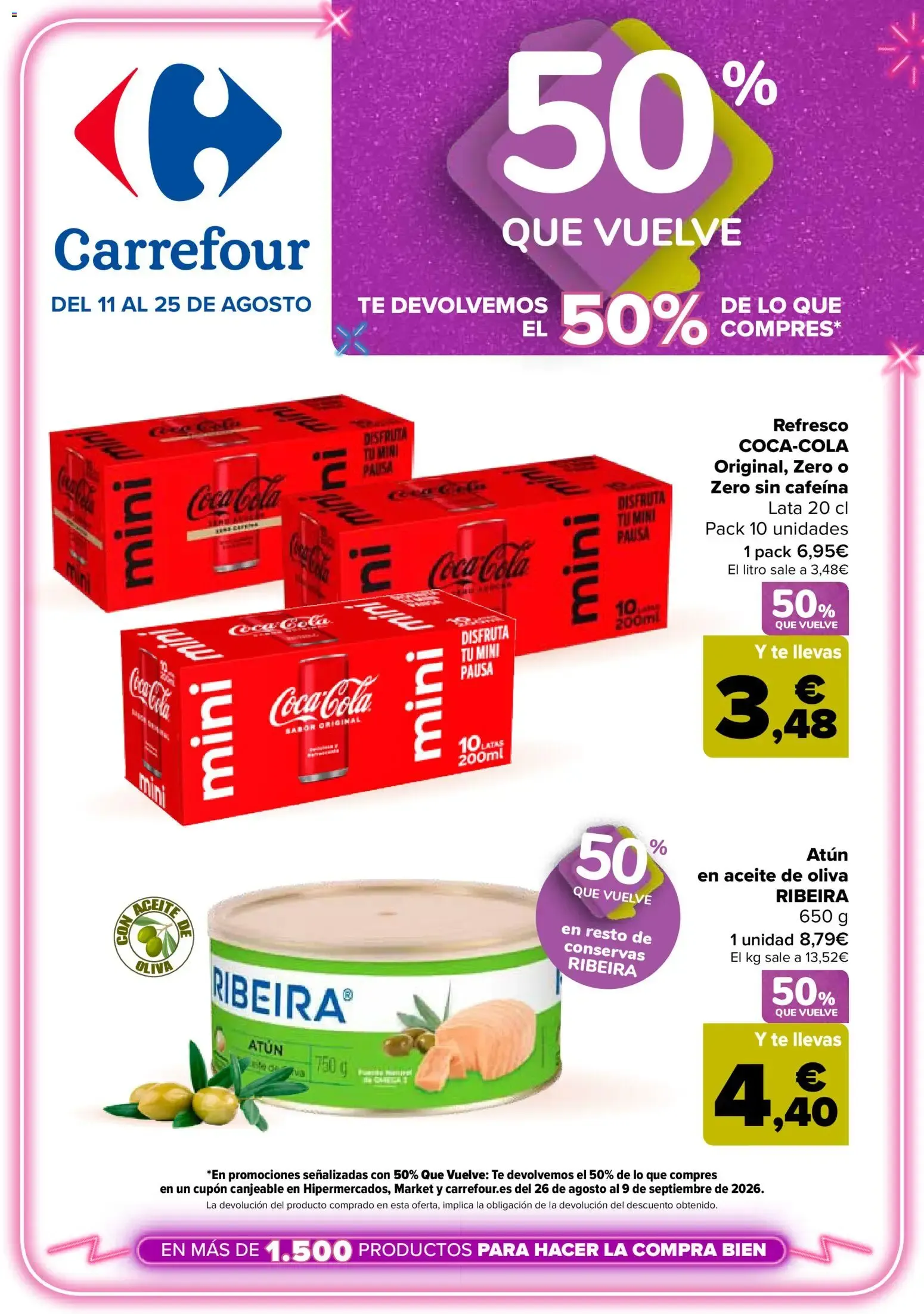 Catálogo de Folleto Carrefour 11 de agosto al 25 de agosto 2026 - Página 1