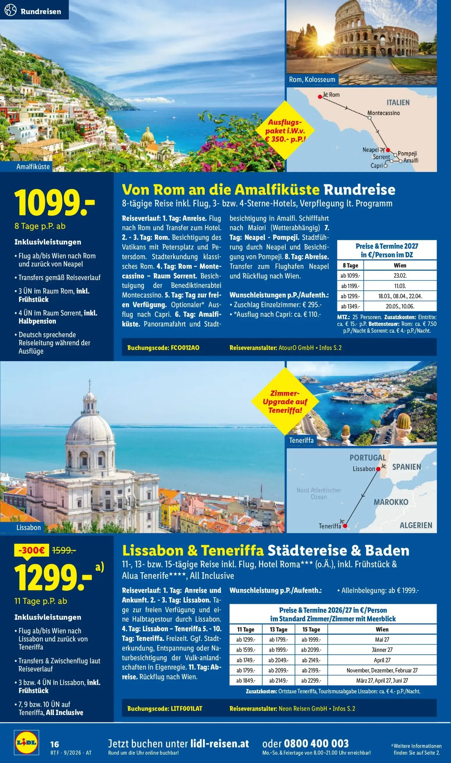 Traumurlaub zum Best-Preis buchen lohnt sich. von 12. September bis 15. Oktober 2026 - Flugblätt seite  16