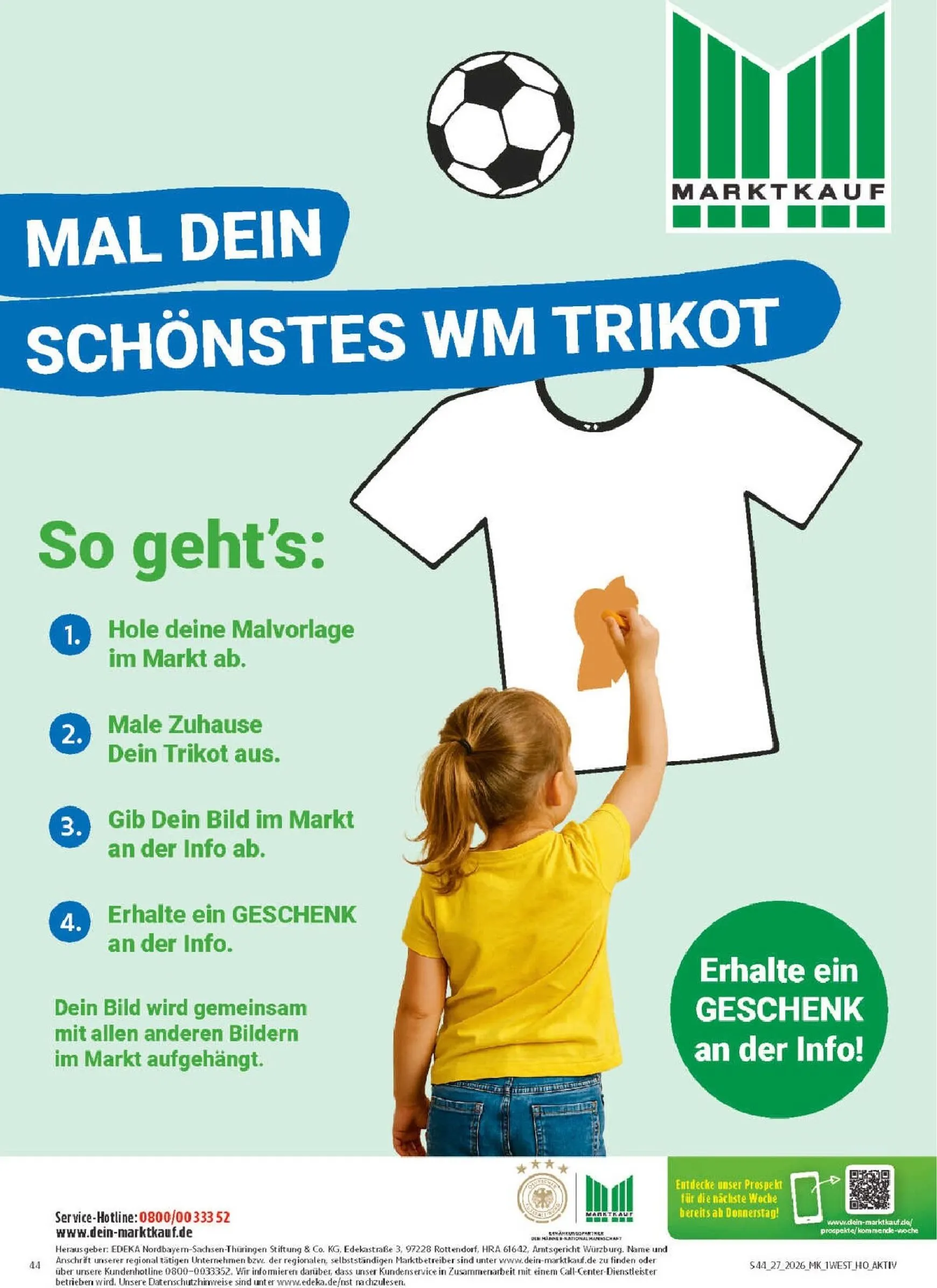 Marktkauf Prospekt nächste Woche – von Montag 29.06.2026 bis Samstag 04.07.2026 von 29. Juni bis 4. Juli 2026 - Prospekt seite 44