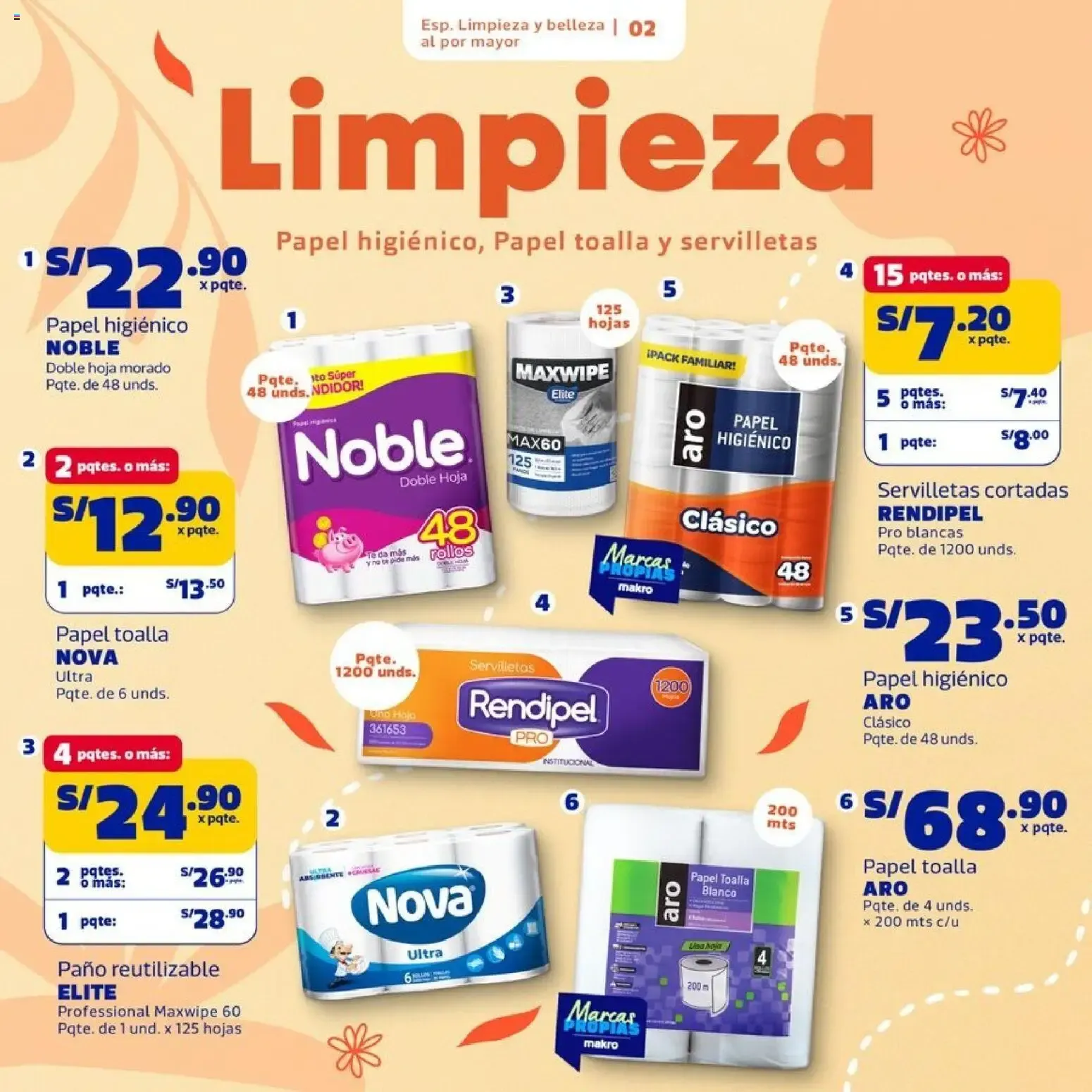 Catalogo de Catálogo Makro - Especial Limpieza y Belleza online del 24/09/2026 24 de setiembre al 7 de octubre 2026 - Pag 2