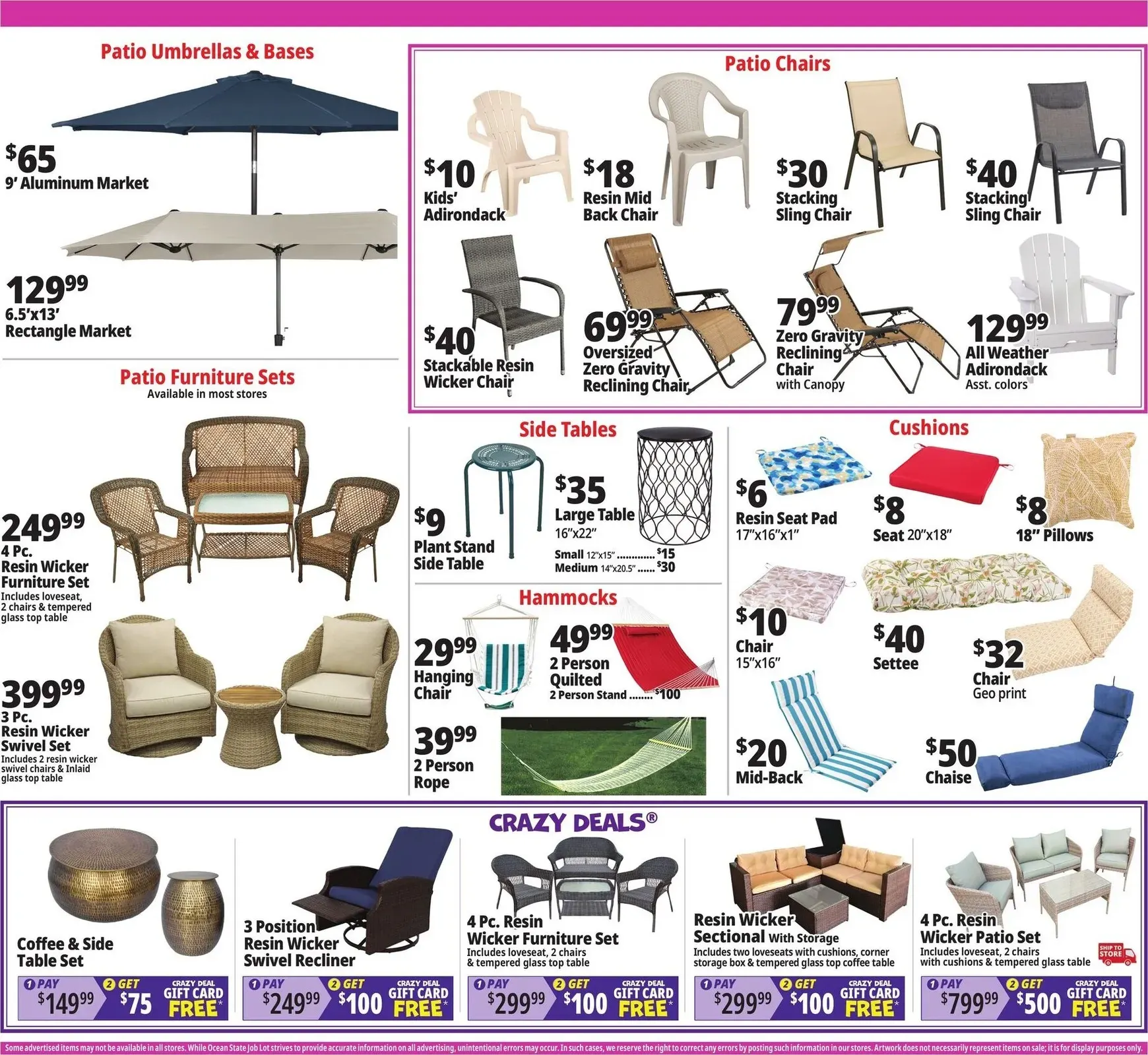 Weekly ad Current Ocean State Job Lot leaflet valid from Thursday 08/06/2026 to Wednesday 08/12/2026 from August 6 to August 12 2026 - Page 8