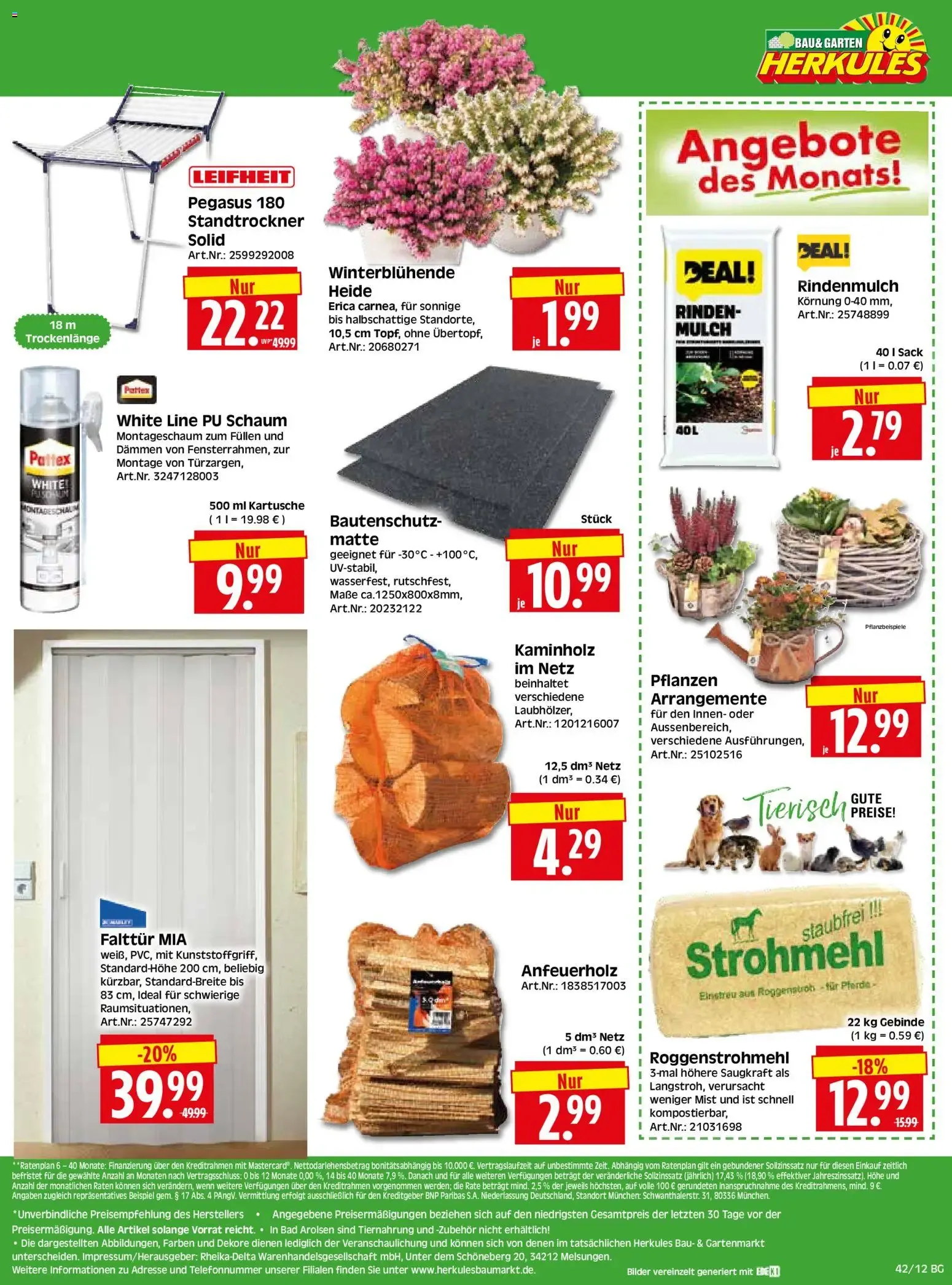 HERKULES Bau & Garten (ab 12.10.2026) zum Blättern von 12. Oktober bis 17. Oktober 2026 - Prospekt seite 12