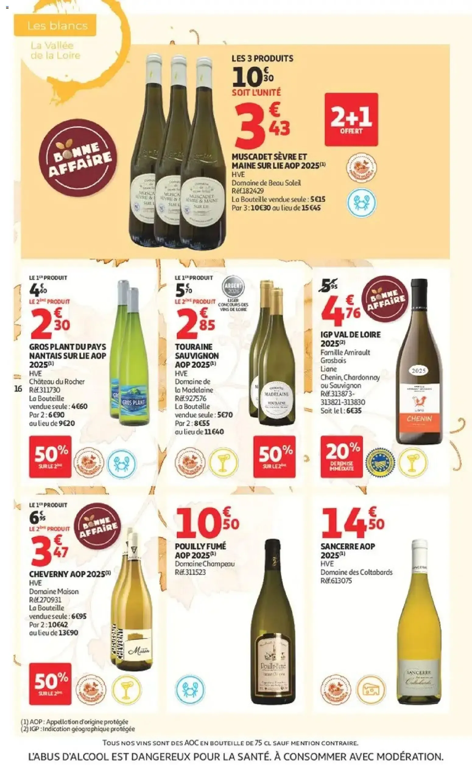 Auchan - Foire aux vins à partir du 25/09/2026 - promo en ligne du 25 septembre au 10 octobre 2026 - Catalogue page 16