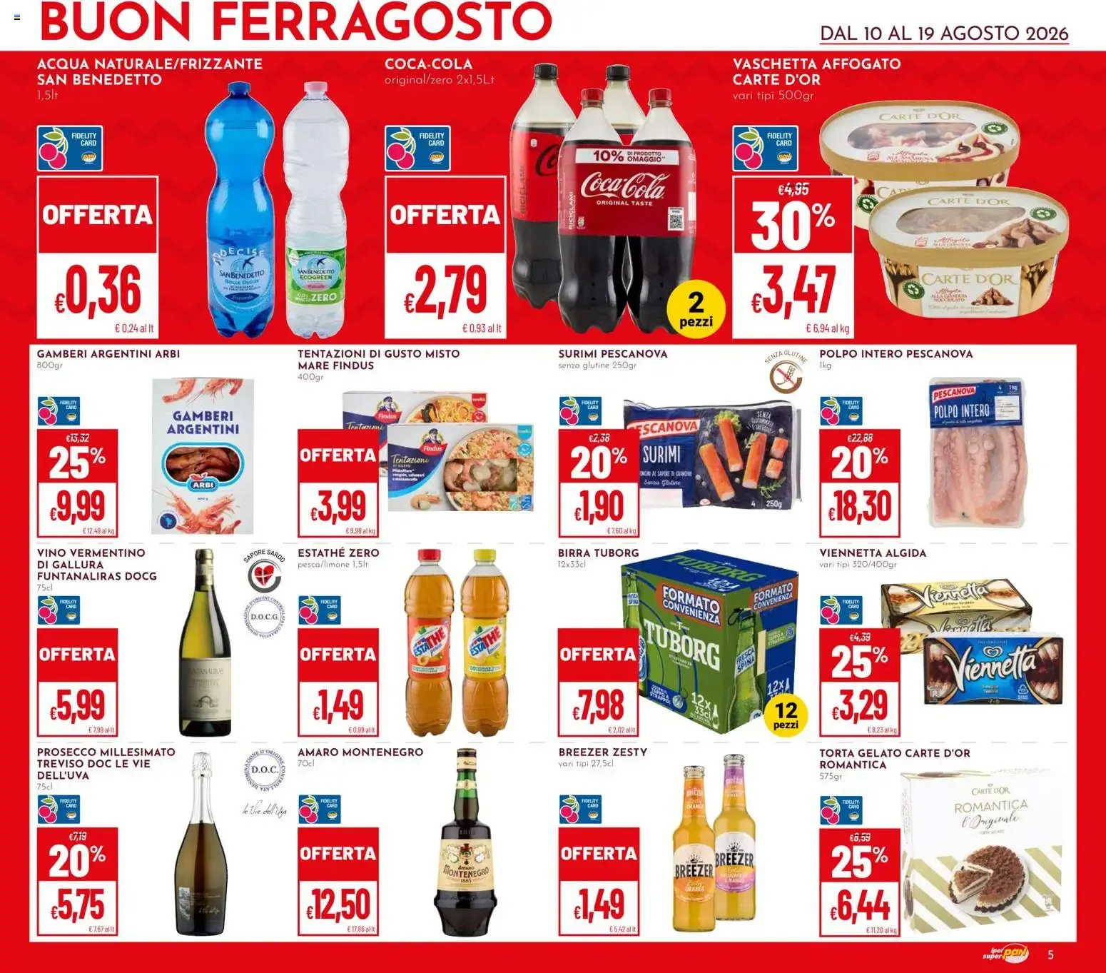 Offerte Buon Ferragosto Iper Pan & Super Pan da 10 agosto a 19 agosto di 2026 - Pagina del volantino 5