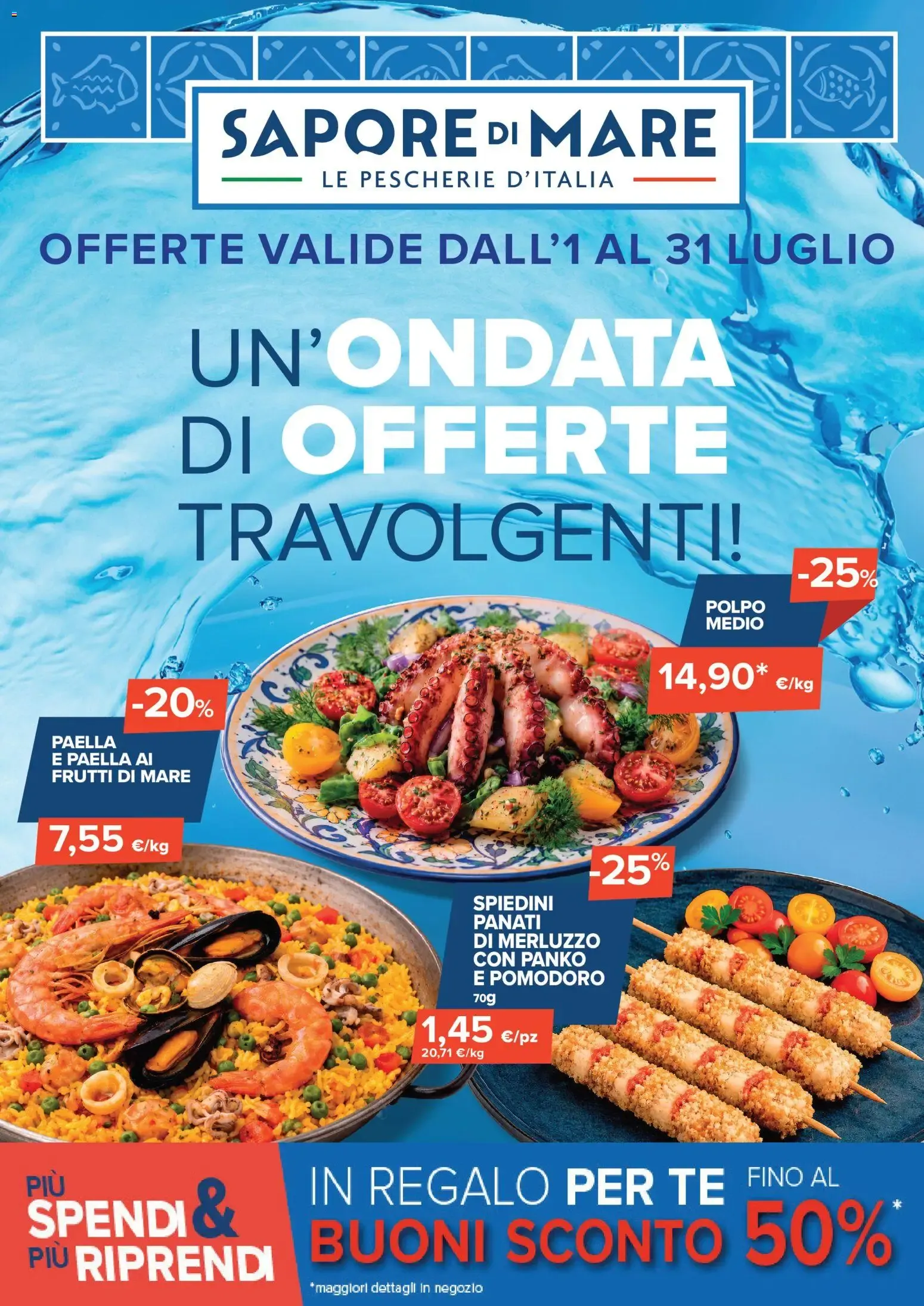 Sapore di Mare: Un'ondata di offerte travolgenti! da 1 luglio a 31 luglio di 2026 - Pagina del volantino 1