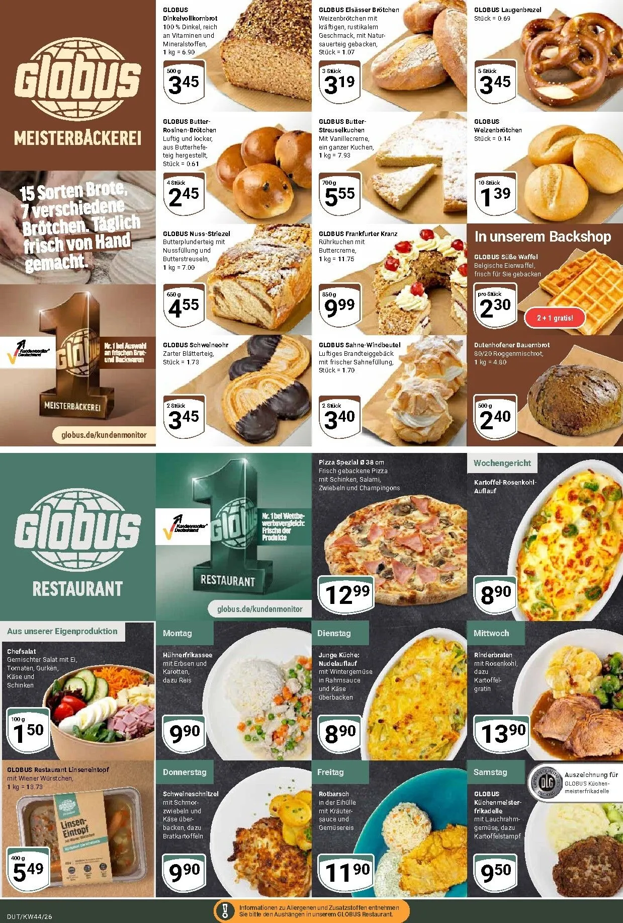 Globus - Dutenhofen Prospekt – von Montag 26.10.2026 bis Samstag 31.10.2026 von 26. Oktober bis 31. Oktober 2026 - Prospekt seite 9