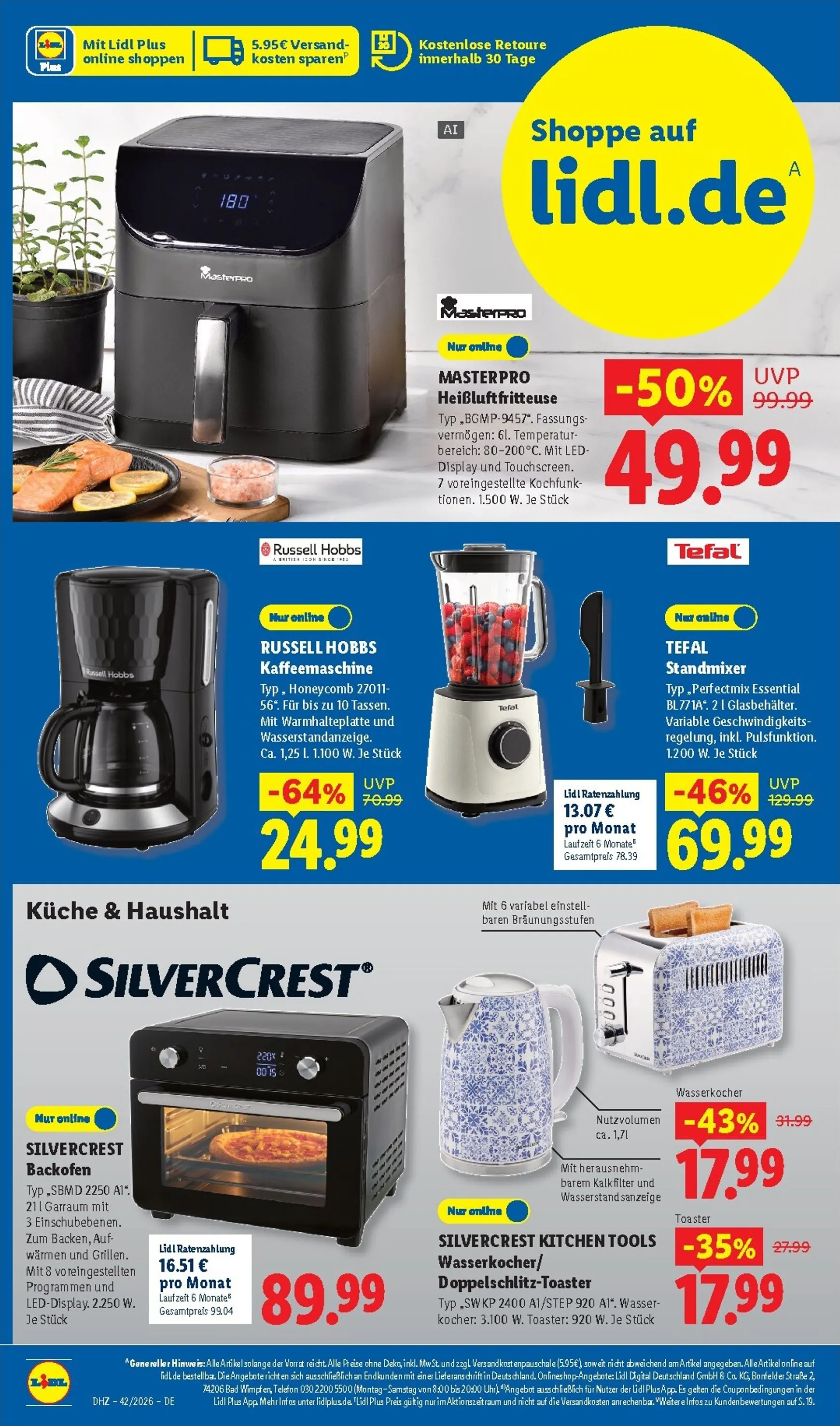 Lidl - Angebot der Woche Prospekt nächste Woche – von Montag 12.10.2026 bis Samstag 17.10.2026 von 12. Oktober bis 17. Oktober 2026 - Prospekt seite 20