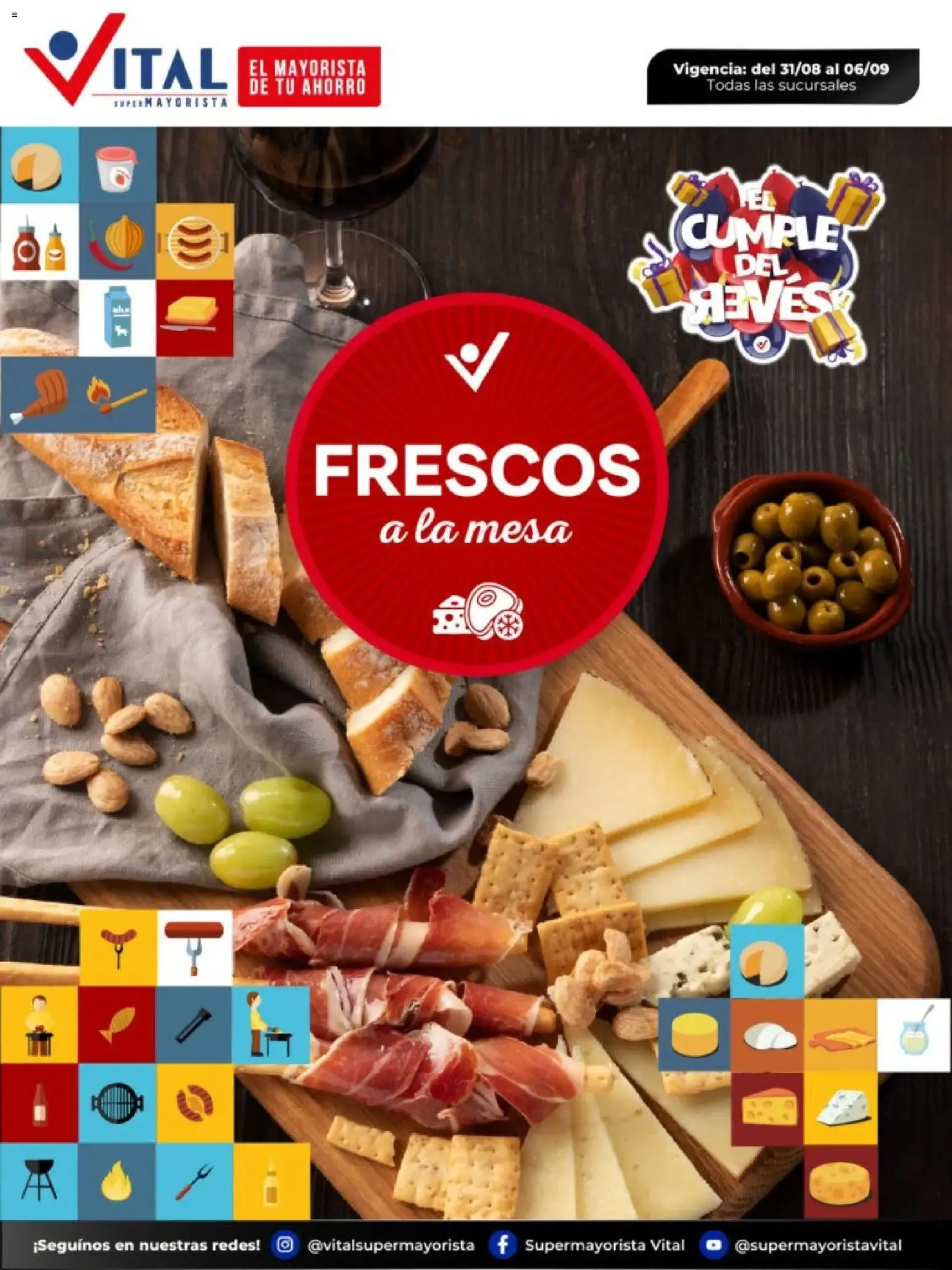 Ofertas de Vital - Frescos a la mesa 31 de agosto al 6 de septiembre 2026 - Página 1 del catálogo