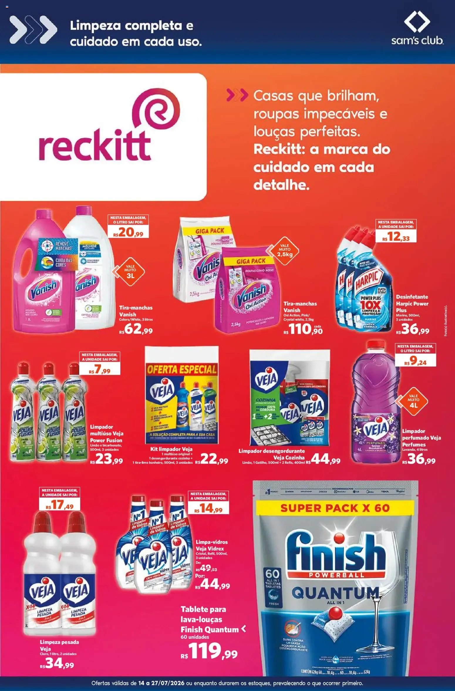 Encarte de Sam's Club ofertas Casa Limpa de 14/07/2026 | Promoções Online 14 de julho até 27 de julho 2026 - Pagina 5