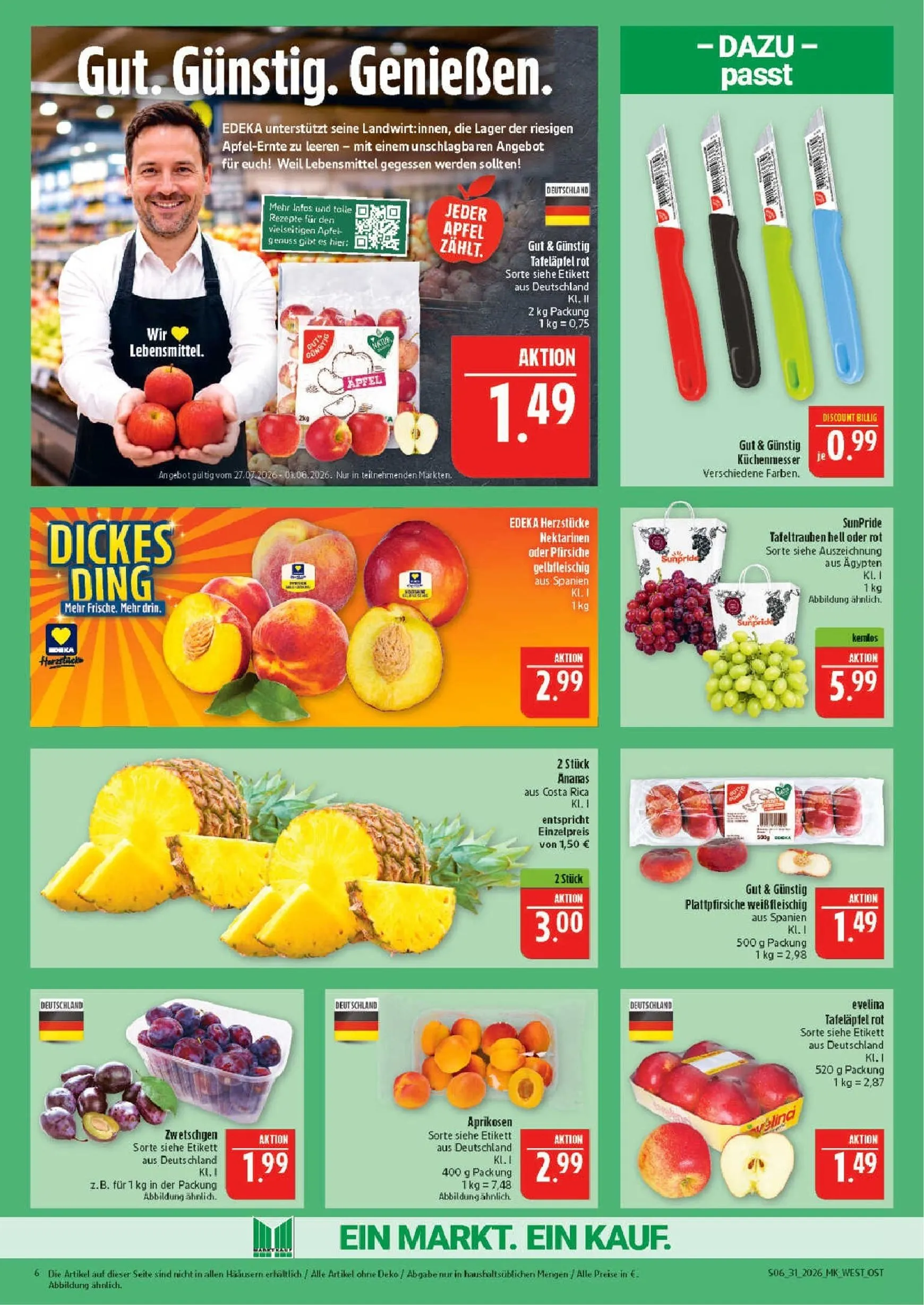 Marktkauf Prospekt nächste Woche – von Montag 27.07.2026 bis Samstag 01.08.2026 von 27. Juli bis 1. August 2026 - Prospekt seite 6