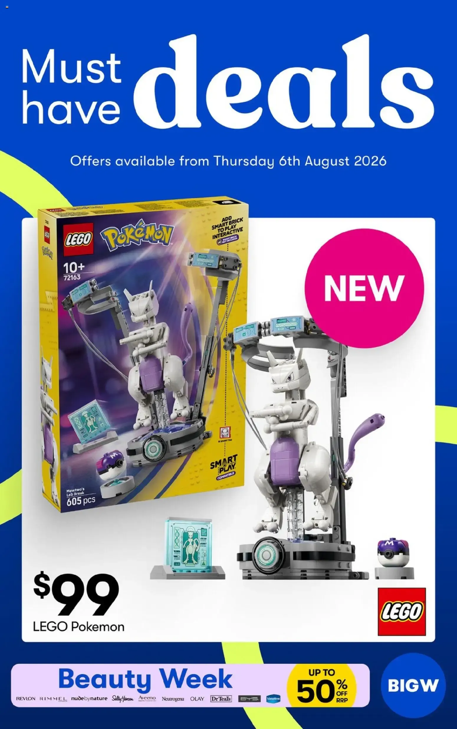Big W: Must Have Deals - Catalogue valid from 6 August to 31 August 2026 - page 1