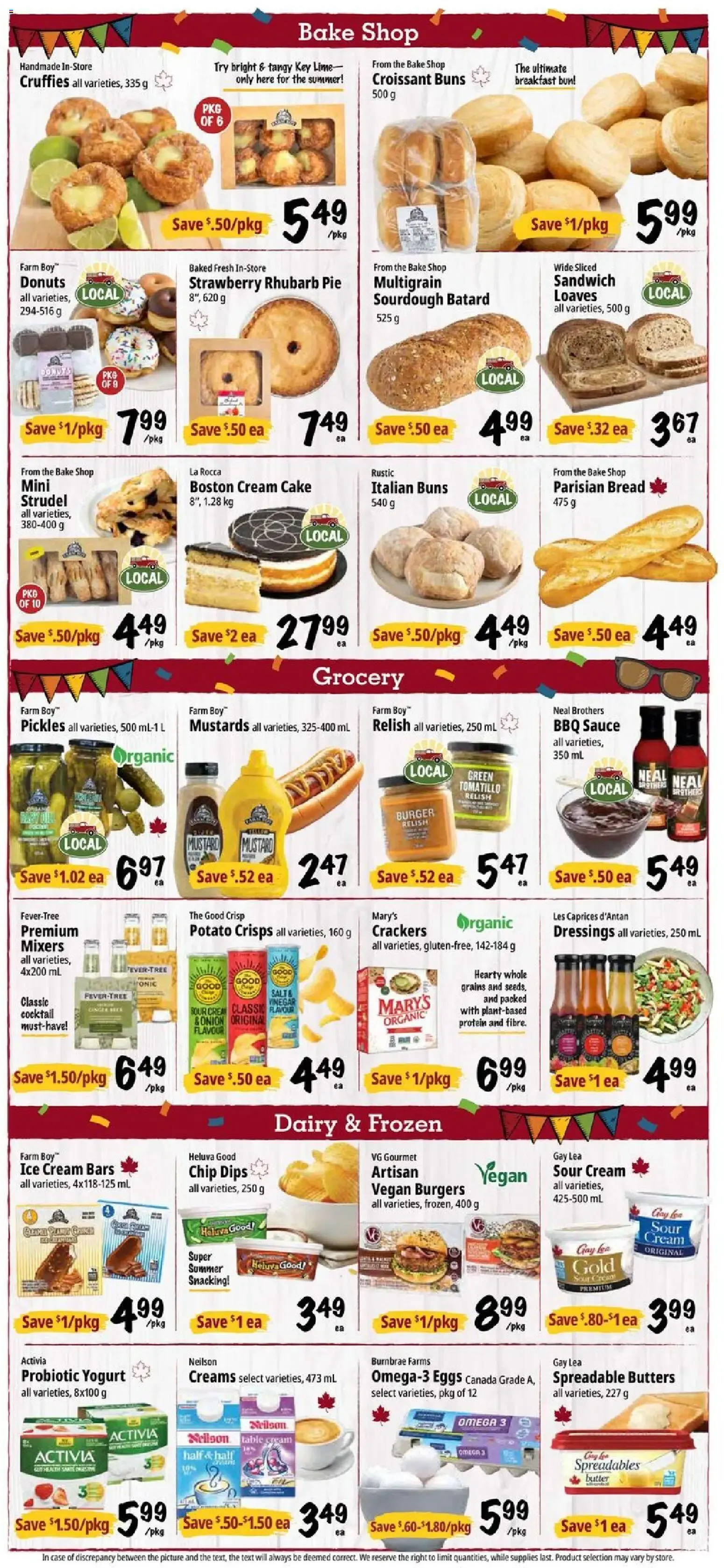 Farm Boy: Local. Fresh. Long Weekend Ready! Especiales vigentes del 30 de julio al 5 de agosto de 2026. from July 30 to August 5 2026 - flyer page 3