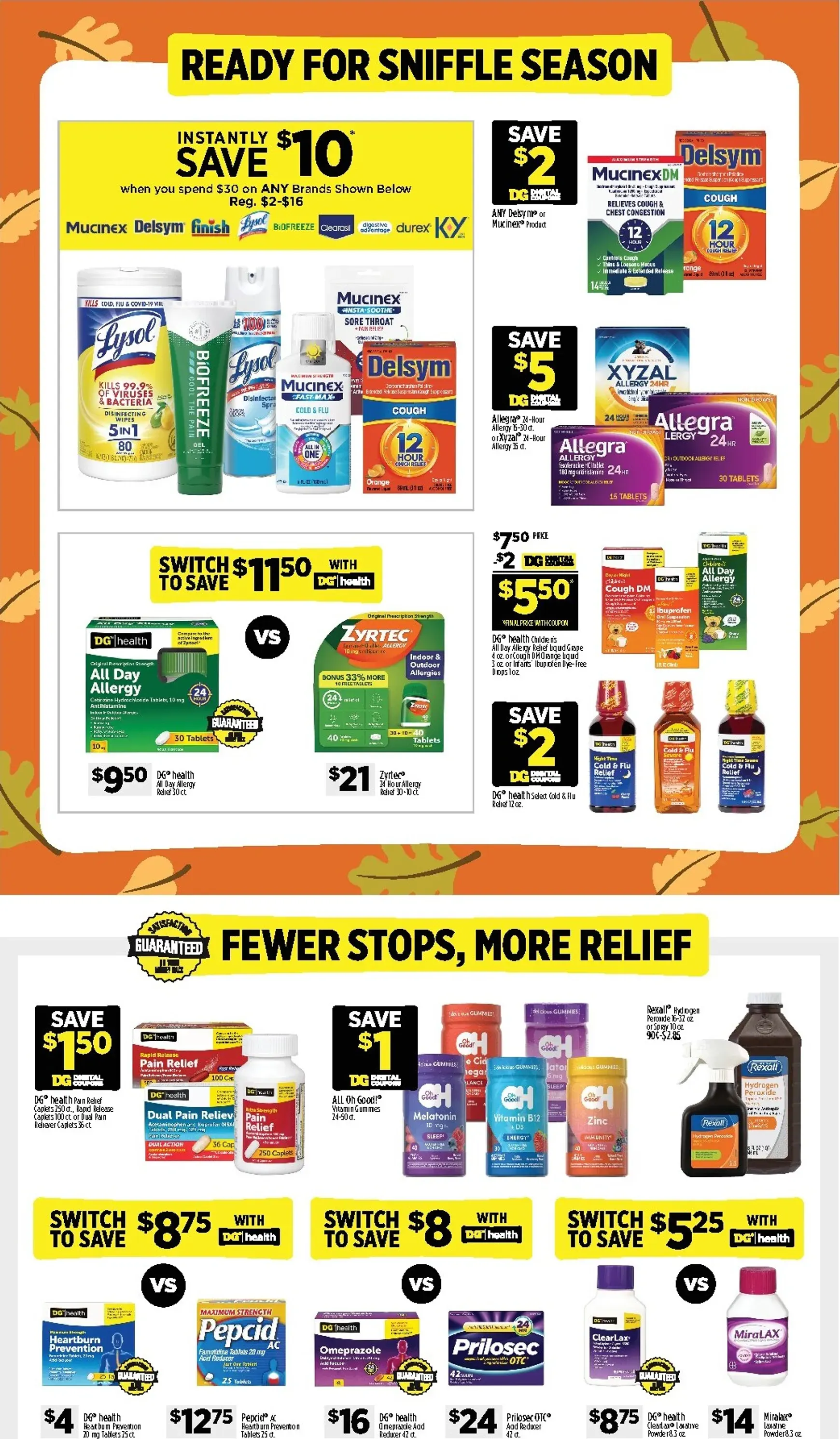 Weekly promotion Current Dollar General leaflet valid from Sunday 10/04/2026 to Saturday 10/10/2026 spanning from October 4 to October 10 2026 - Page 13 for Catalogue 365