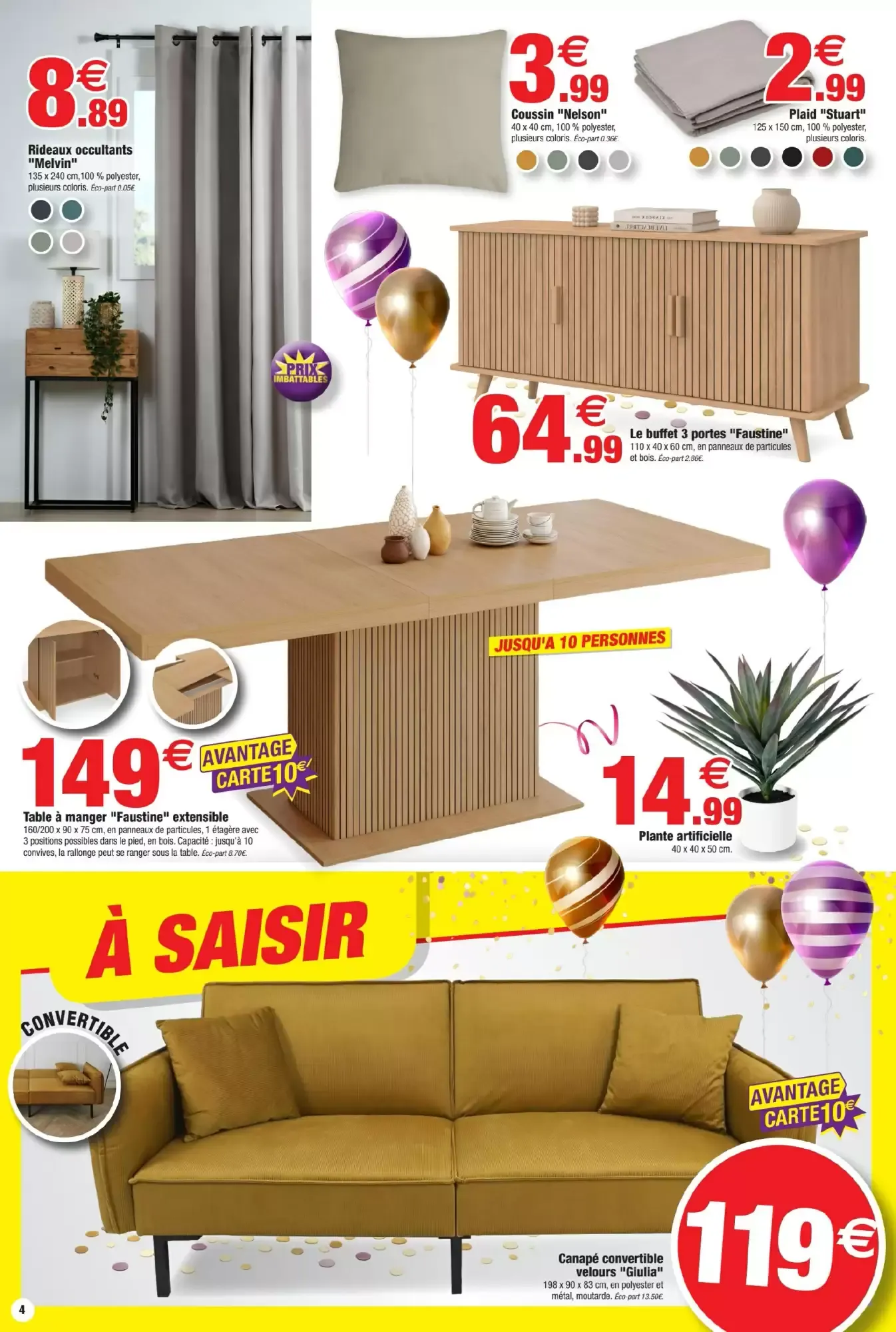 Bazarland: Aniversario a precios de regalo / Nuestras promociones du 16 septembre au 22 septembre 2024 - Catalogue page 4
