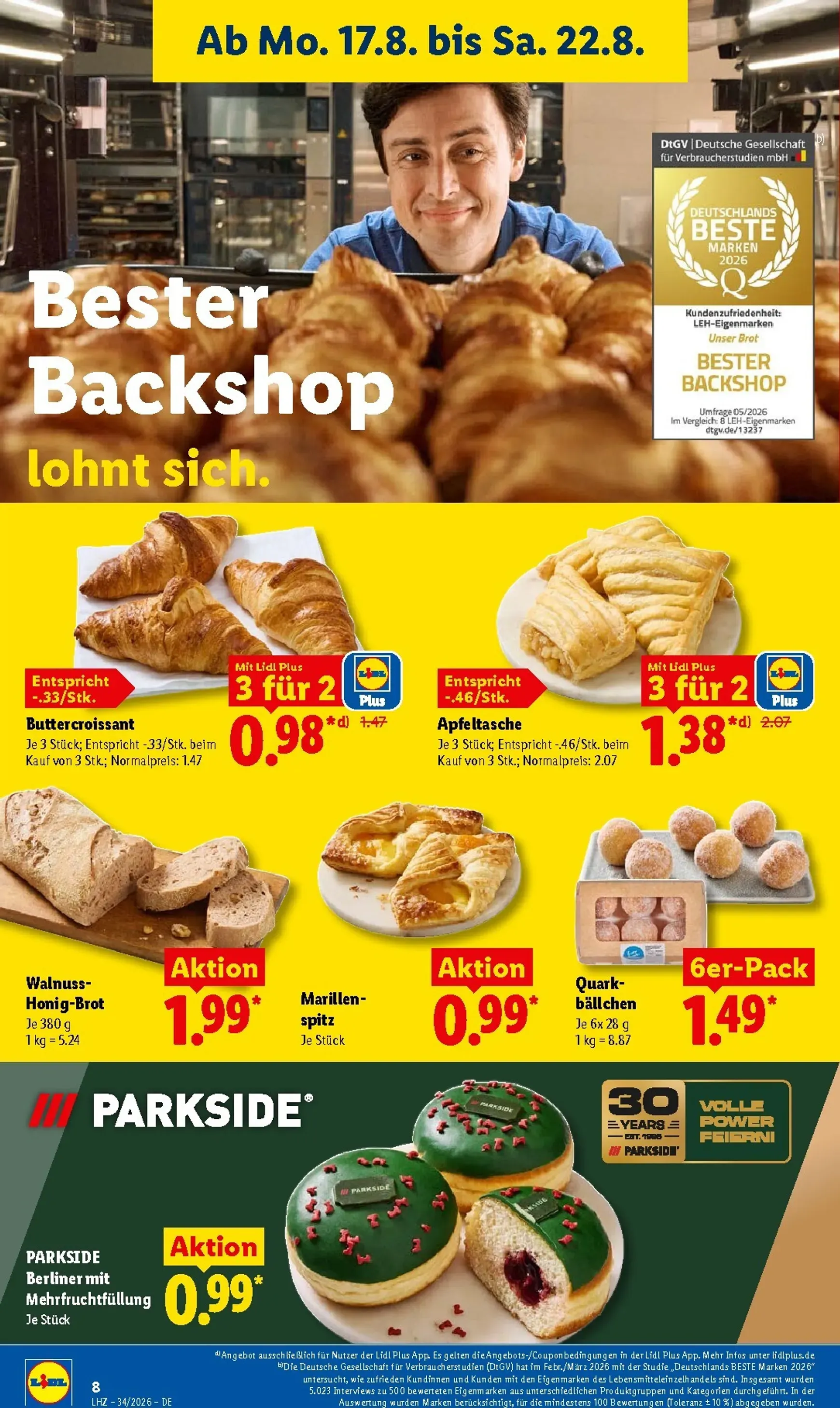Lidl Prospekt nächste Woche – von Montag 17.08.2026 bis Samstag 22.08.2026 von 17. August bis 22. August 2026 - Prospekt seite 19