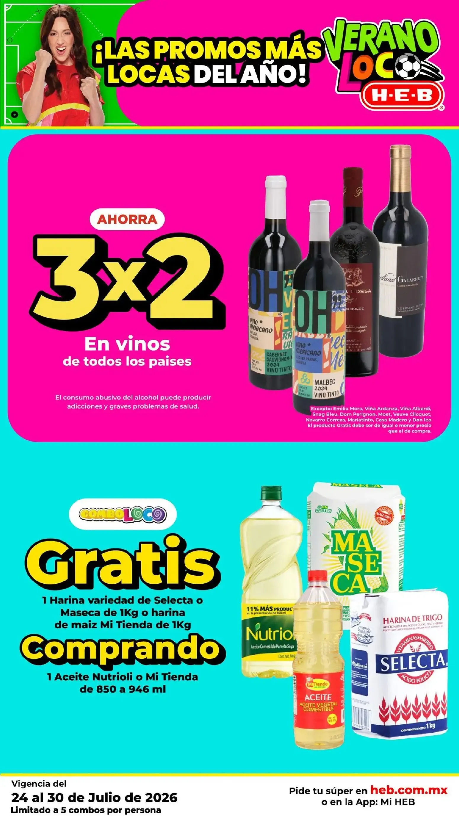 Catálogo de ¡Las promos más locas del año! Verano Loco H-E-B 24 de julio al 30 de julio 2026 - Pagina 3