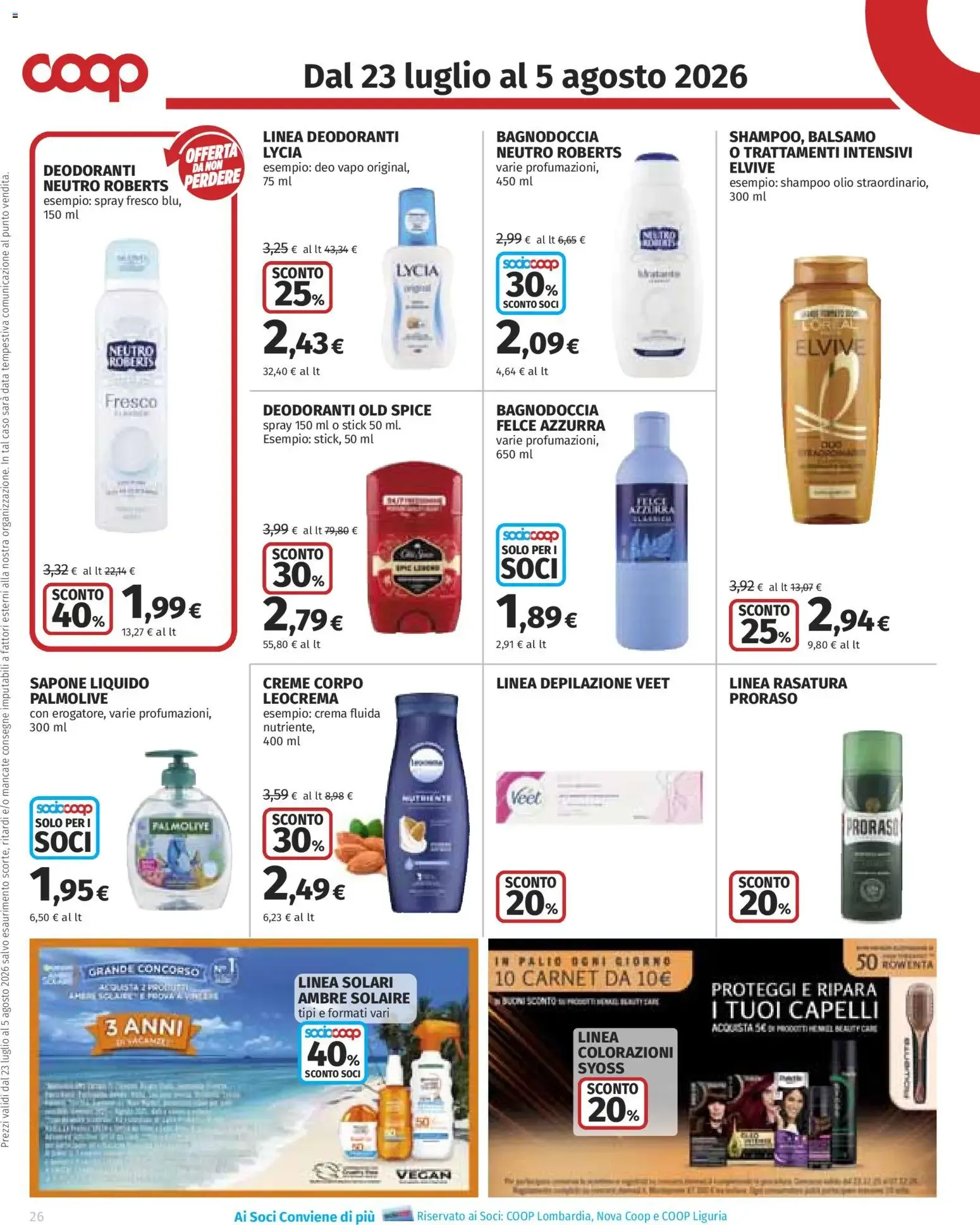 Volantino COOP Anteprima dal 23/07/2026 > NUOVO Promozioni da 23 luglio a 5 agosto di 2026 - Pagina del volantino 26