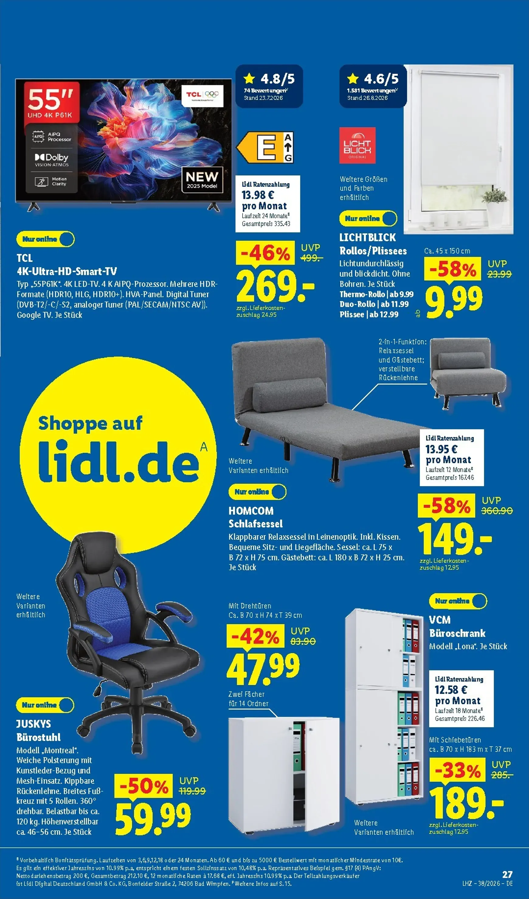 Lidl - Nonfood Prospekt nächste Woche – von Montag 14.09.2026 bis Samstag 19.09.2026 von 14. September bis 19. September 2026 - Prospekt seite 27