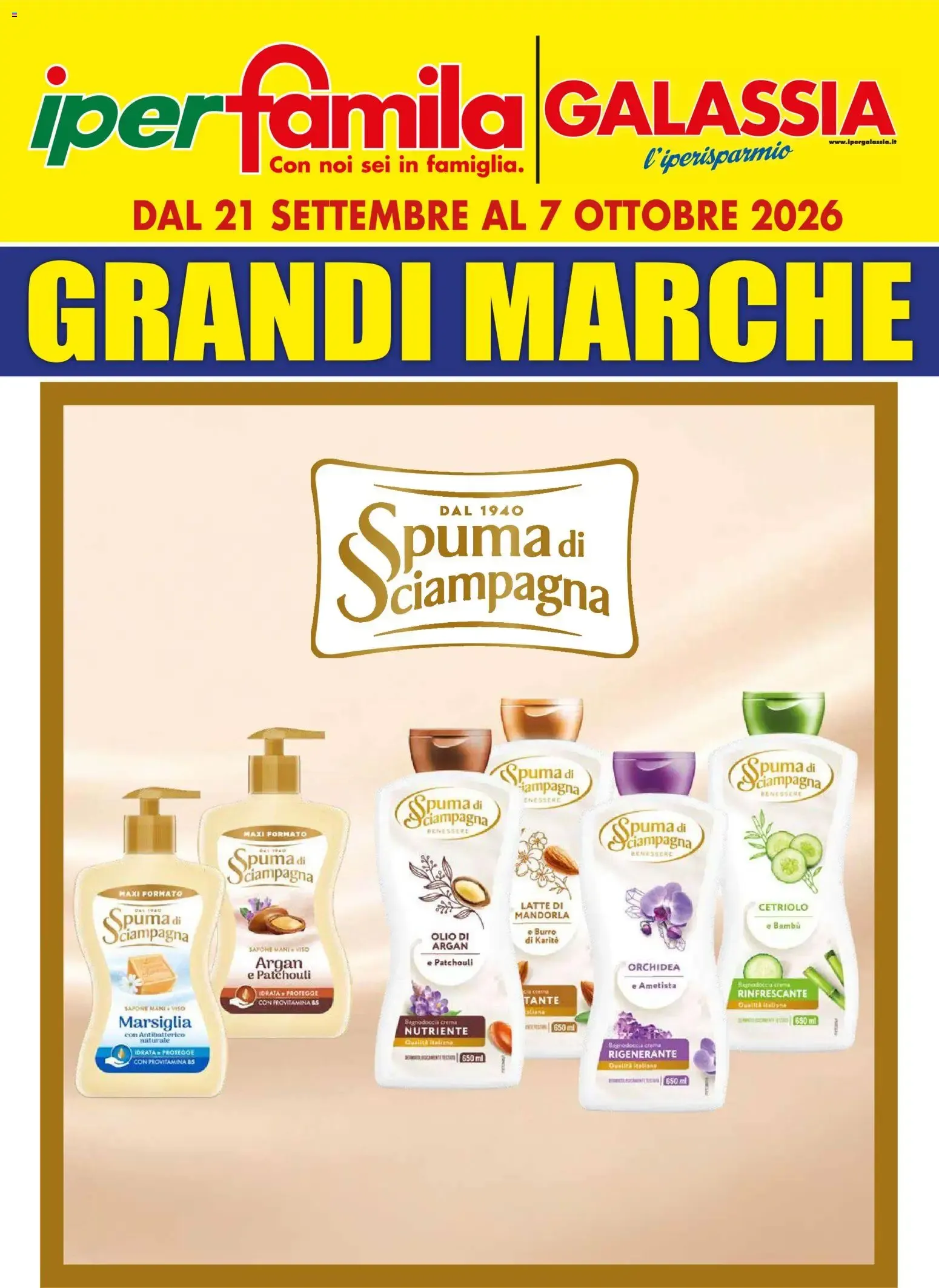 GRANDI MARCHE da 21 settembre a 7 ottobre di 2026 - Pagina del volantino 1