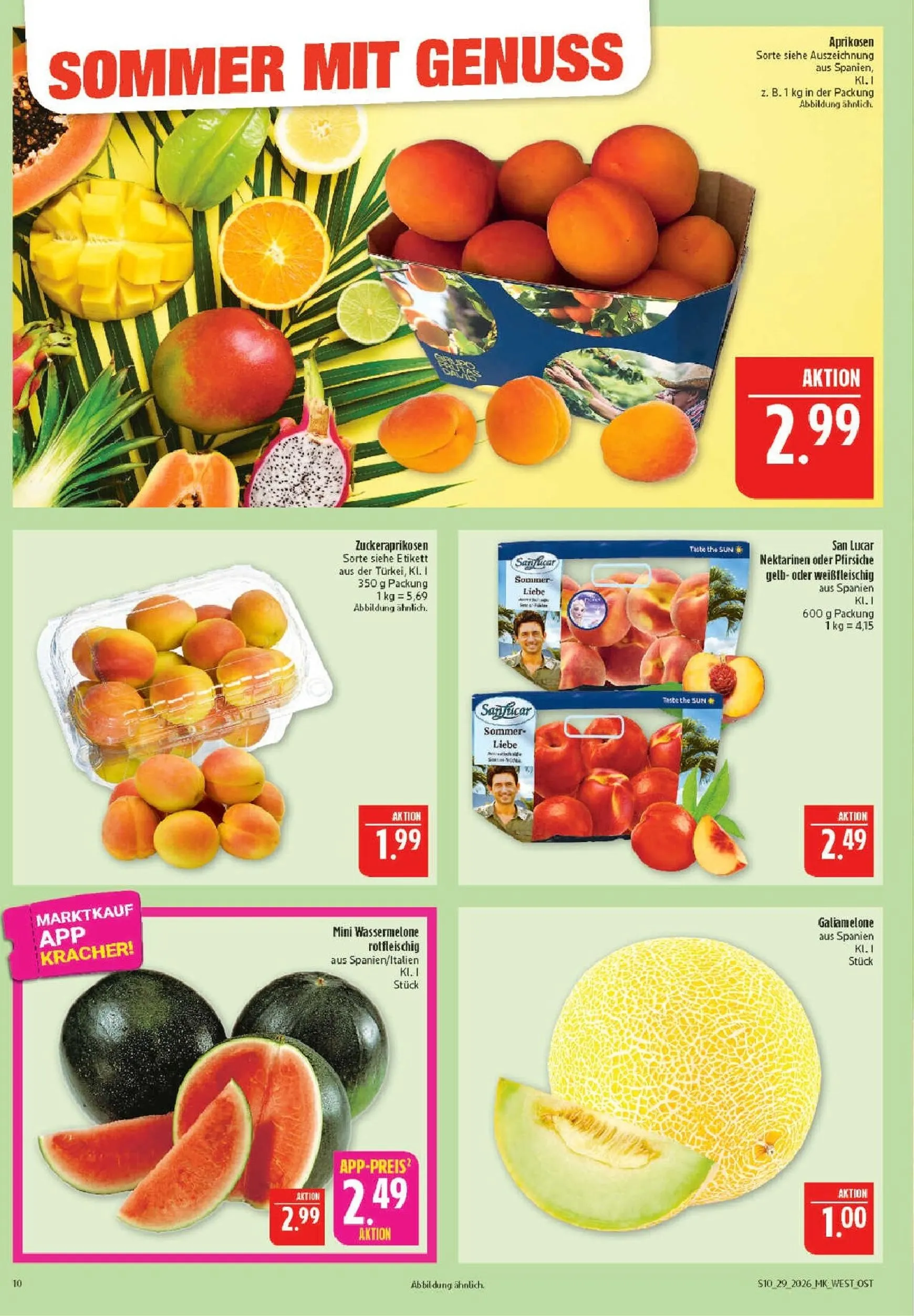Marktkauf Prospekt – von Montag 13.07.2026 bis Samstag 18.07.2026 von 13. Juli bis 18. Juli 2026 - Prospekt seite 10
