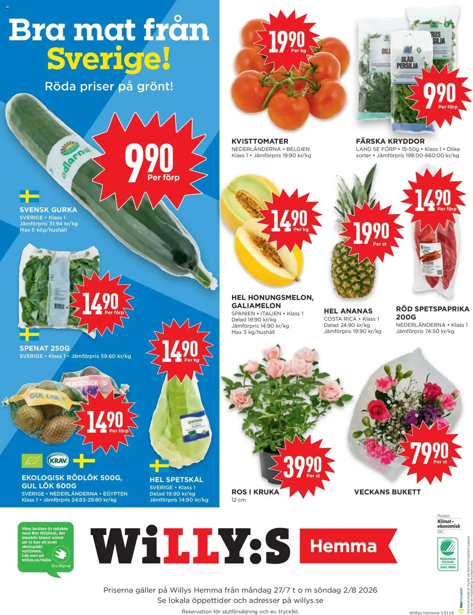 Willys Hemma från 27 juli till 2 augusti 2026 - Reklamblad sidor 4