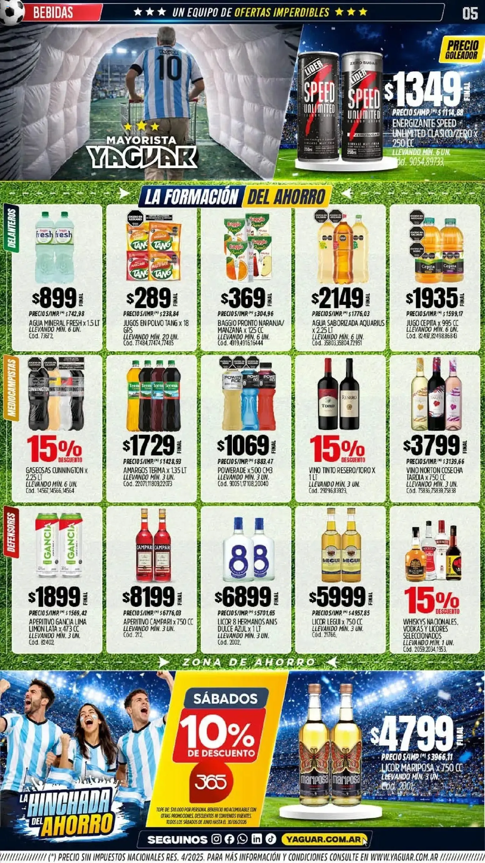 Ofertas de Yaguar catálogo del 15/06/2026 - 21/06/2026 15 de junio al 21 de junio 2026 - Página 4 del catálogo