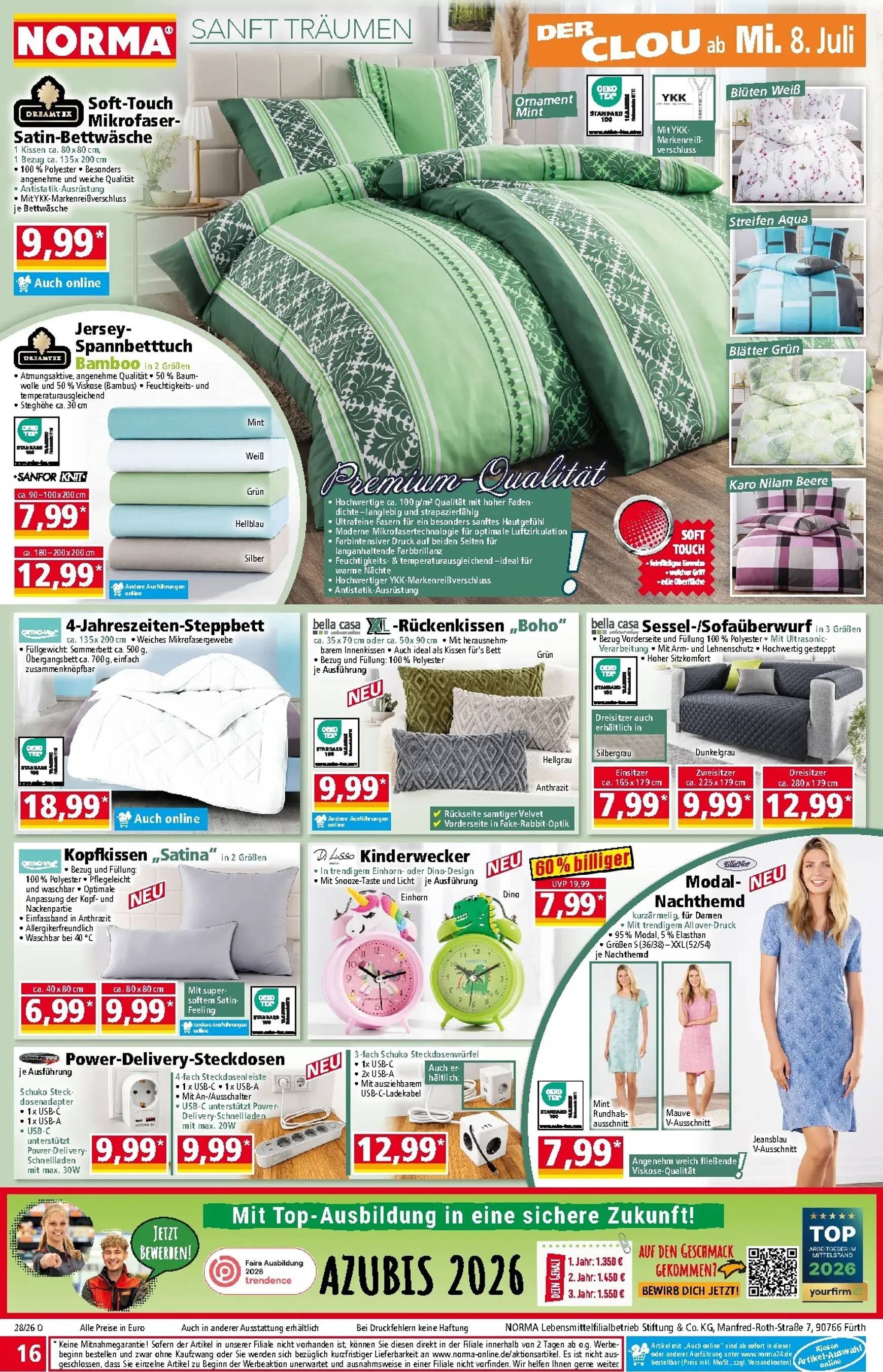 Norma Prospekt nächste Woche – von Montag 06.07.2026 bis Samstag 11.07.2026 von 6. Juli bis 11. Juli 2026 - Prospekt seite 16